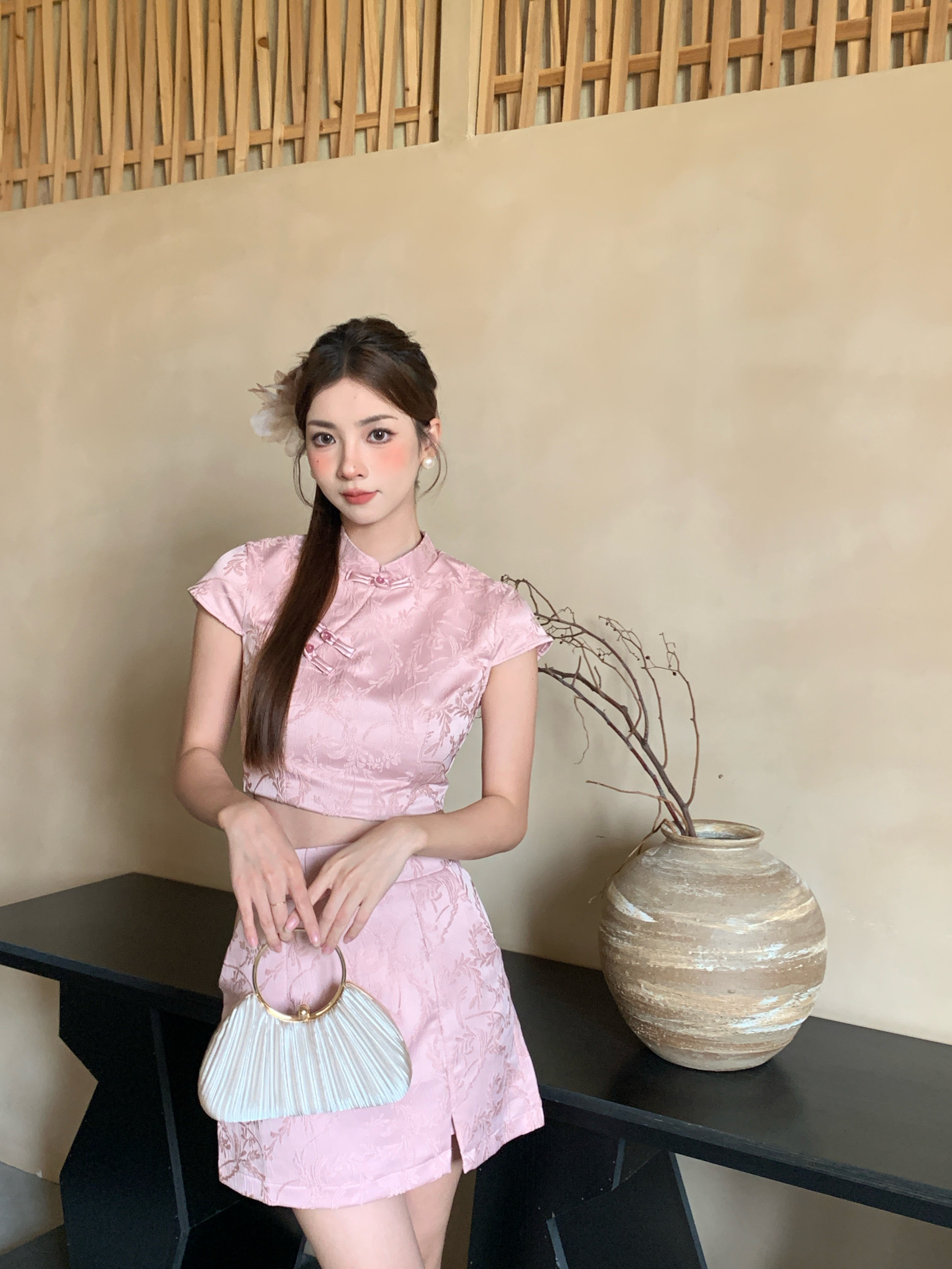 Jin Yun Cheongsam Top