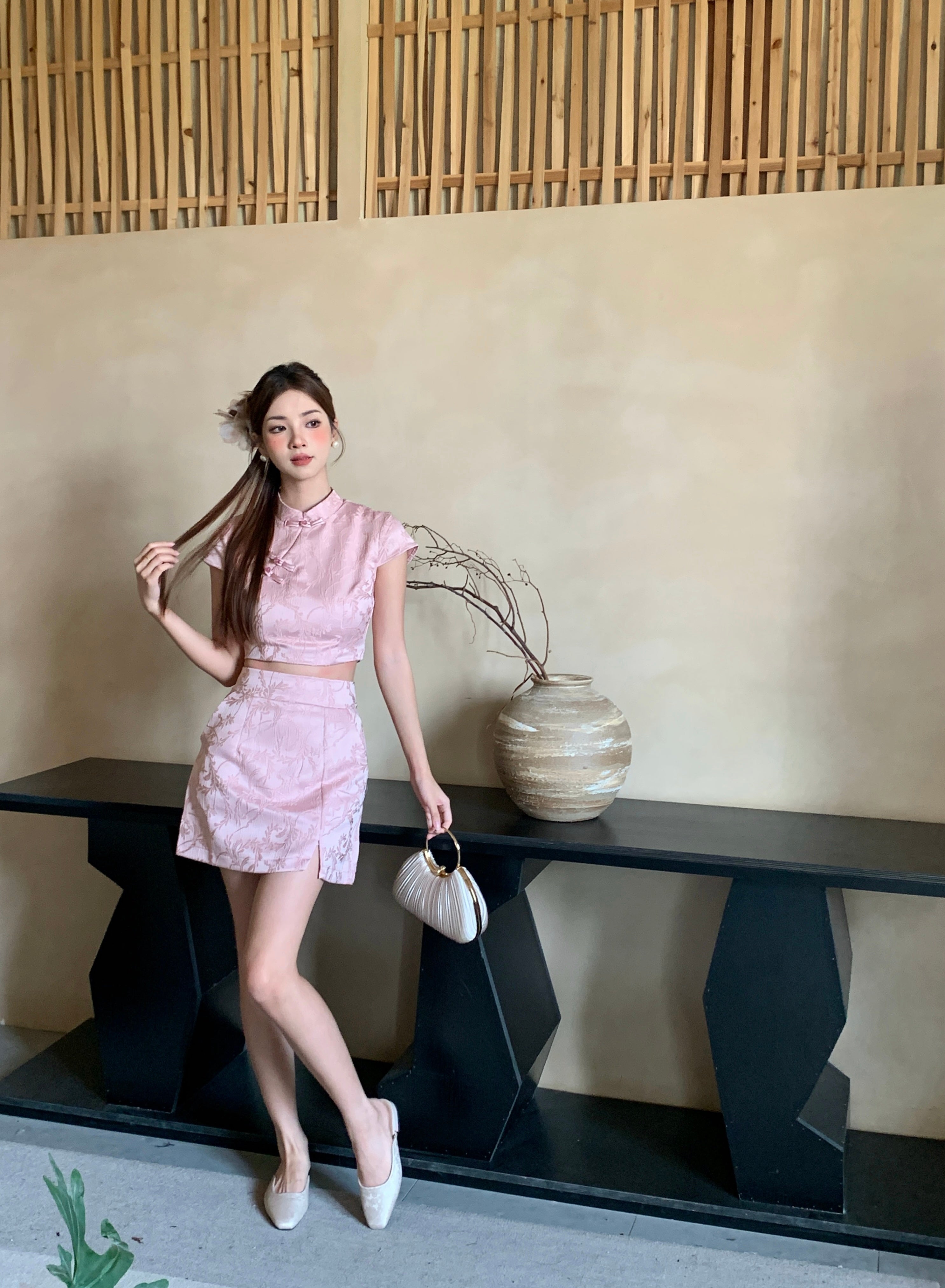 Jin Yun Cheongsam Top