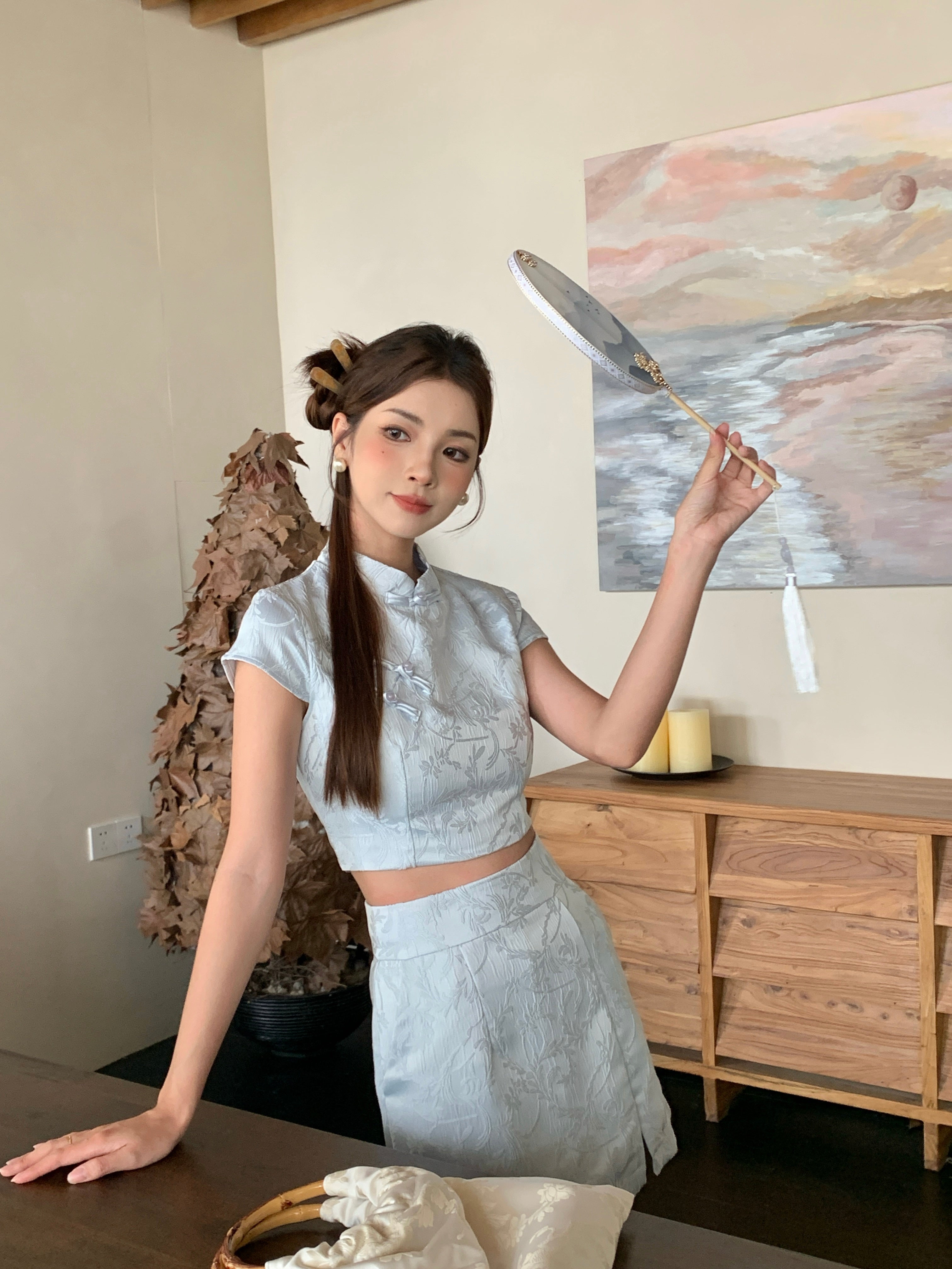 Jin Yun Cheongsam Top