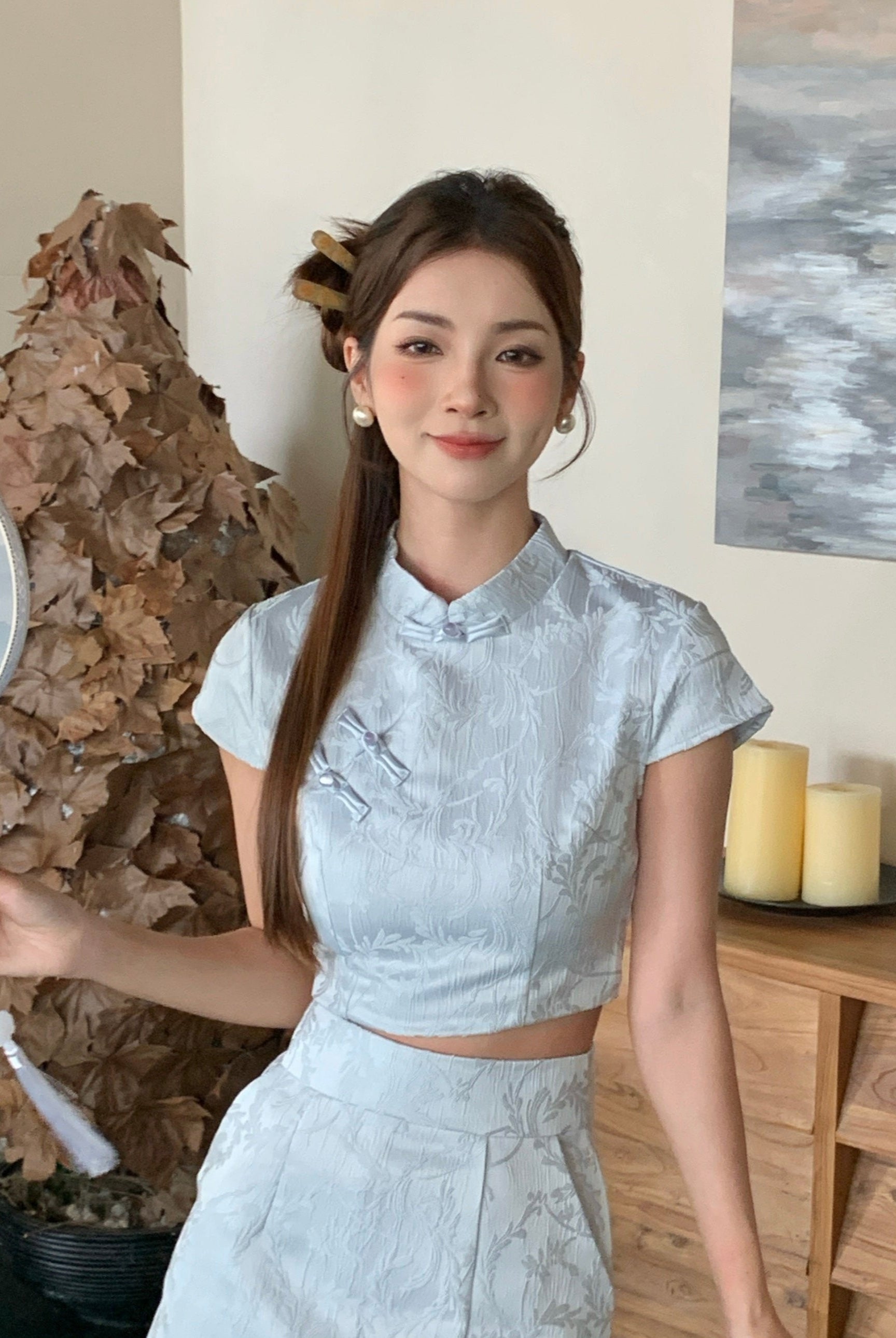 Jin Yun Cheongsam Top