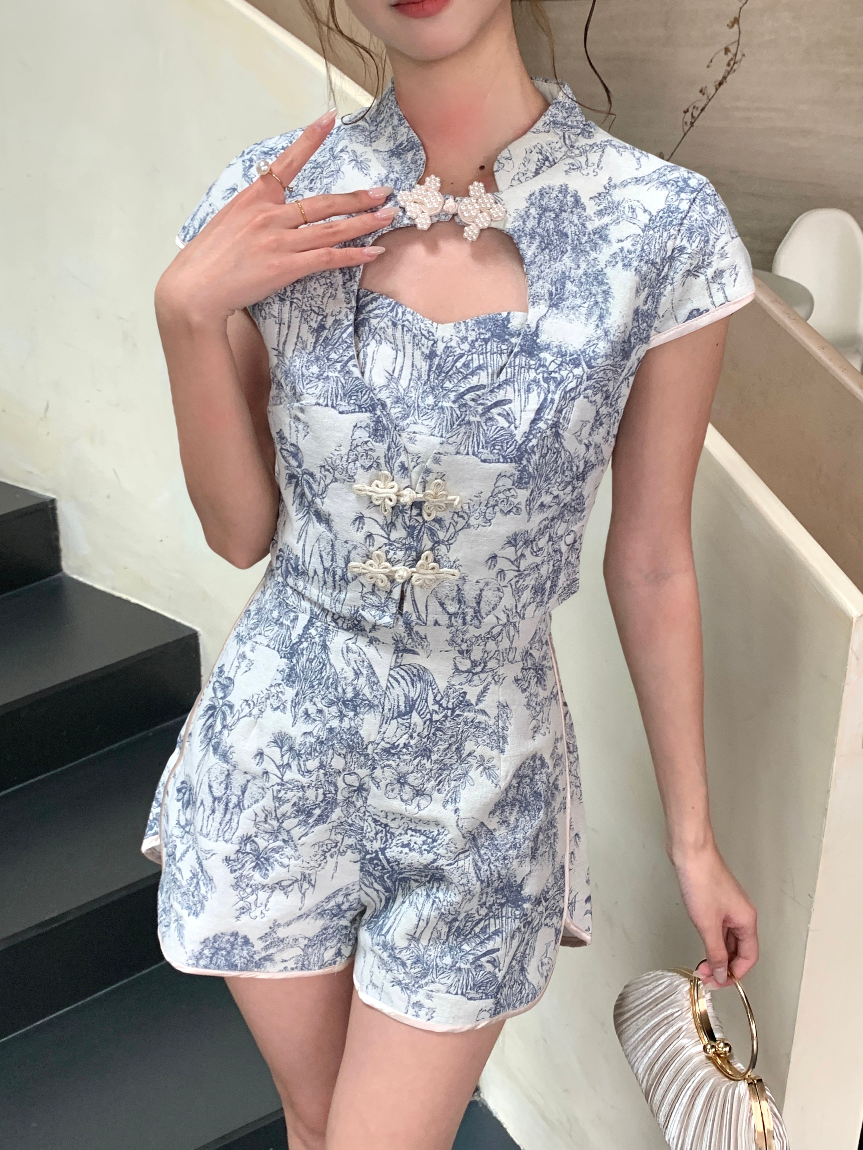 Lan Xi Cheongsam Shorts