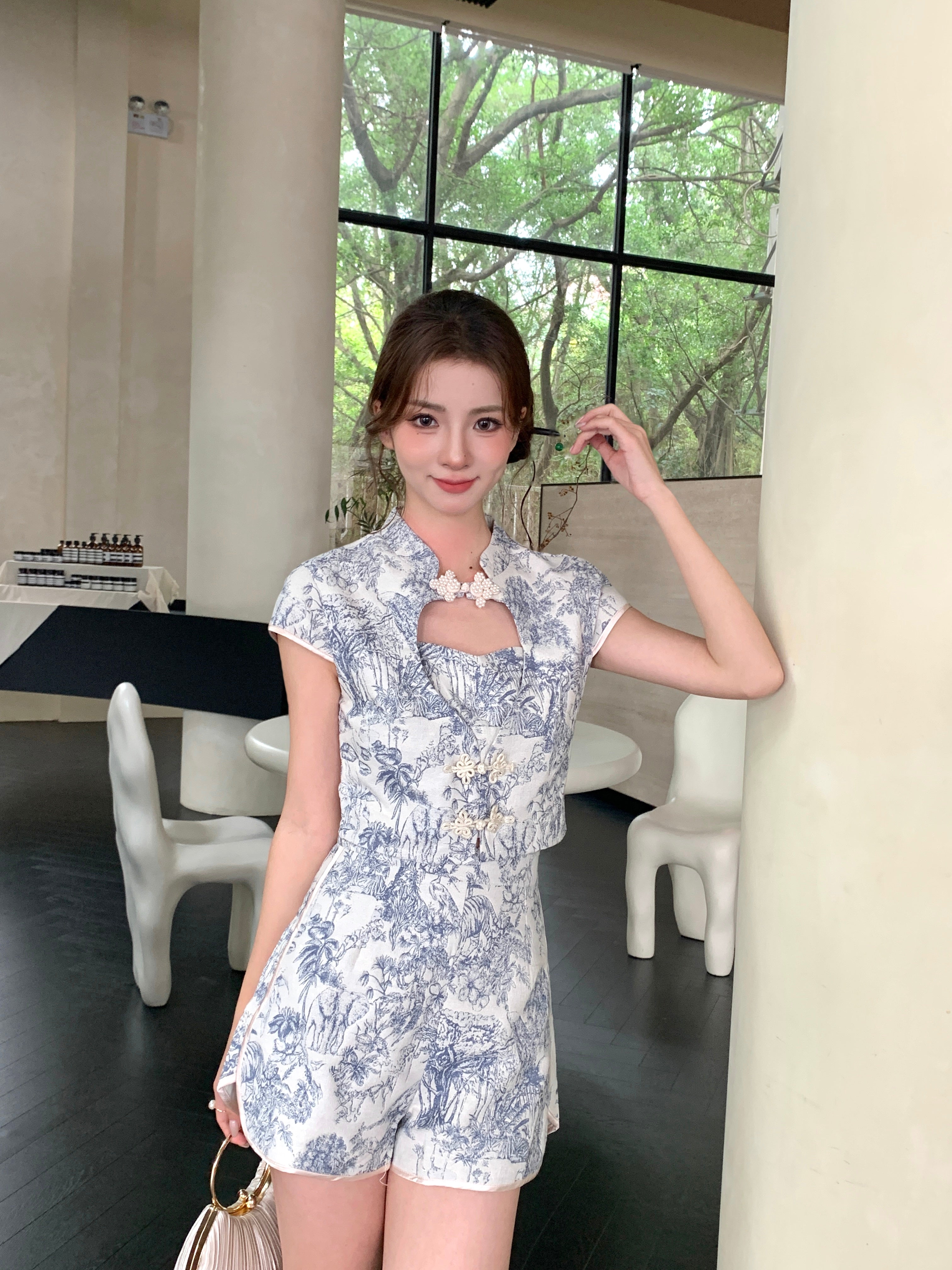 Lan Xi Cheongsam Shorts