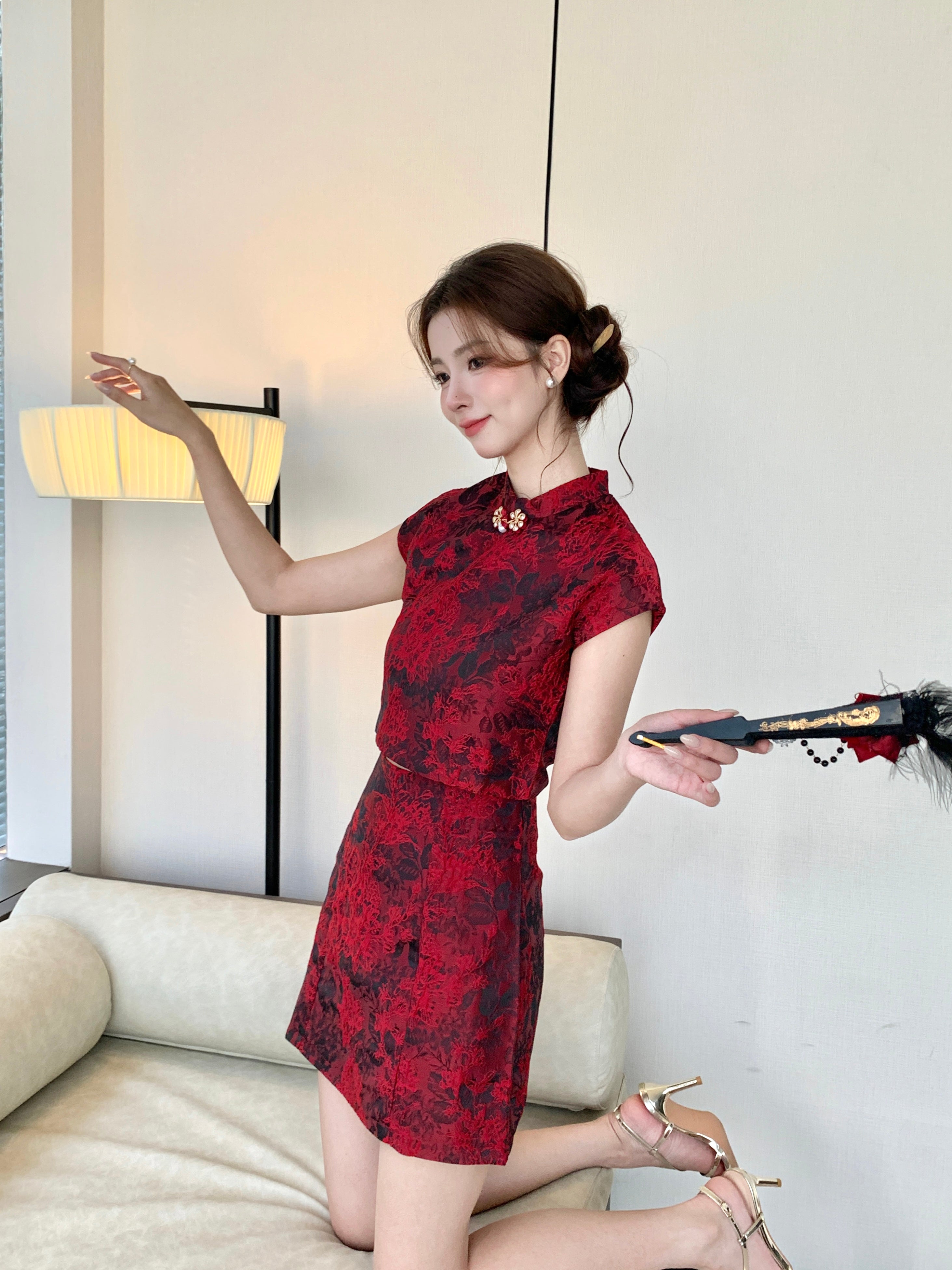 Xiang Ning Cheongsam Top
