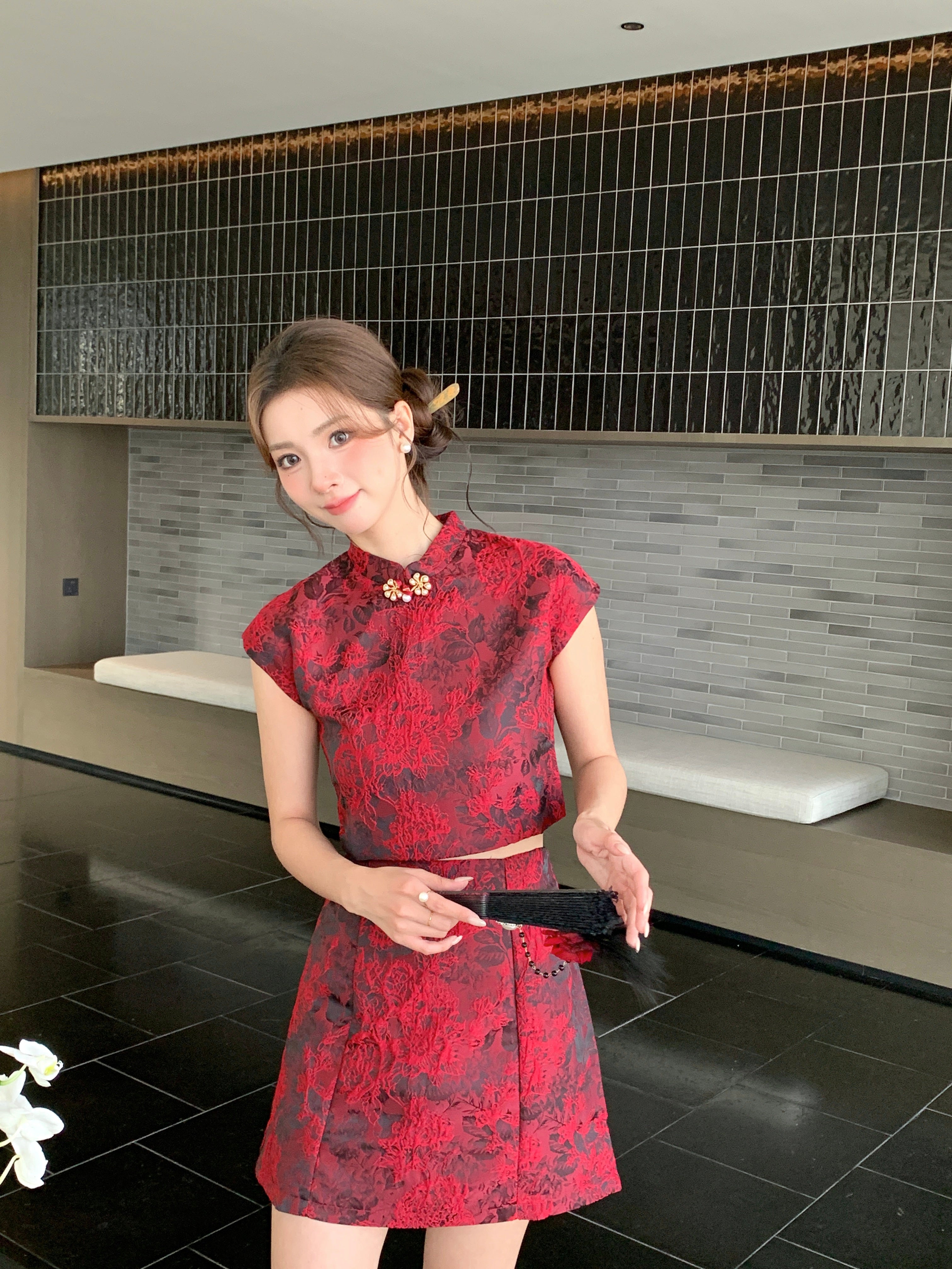 Xiang Ning Cheongsam Top