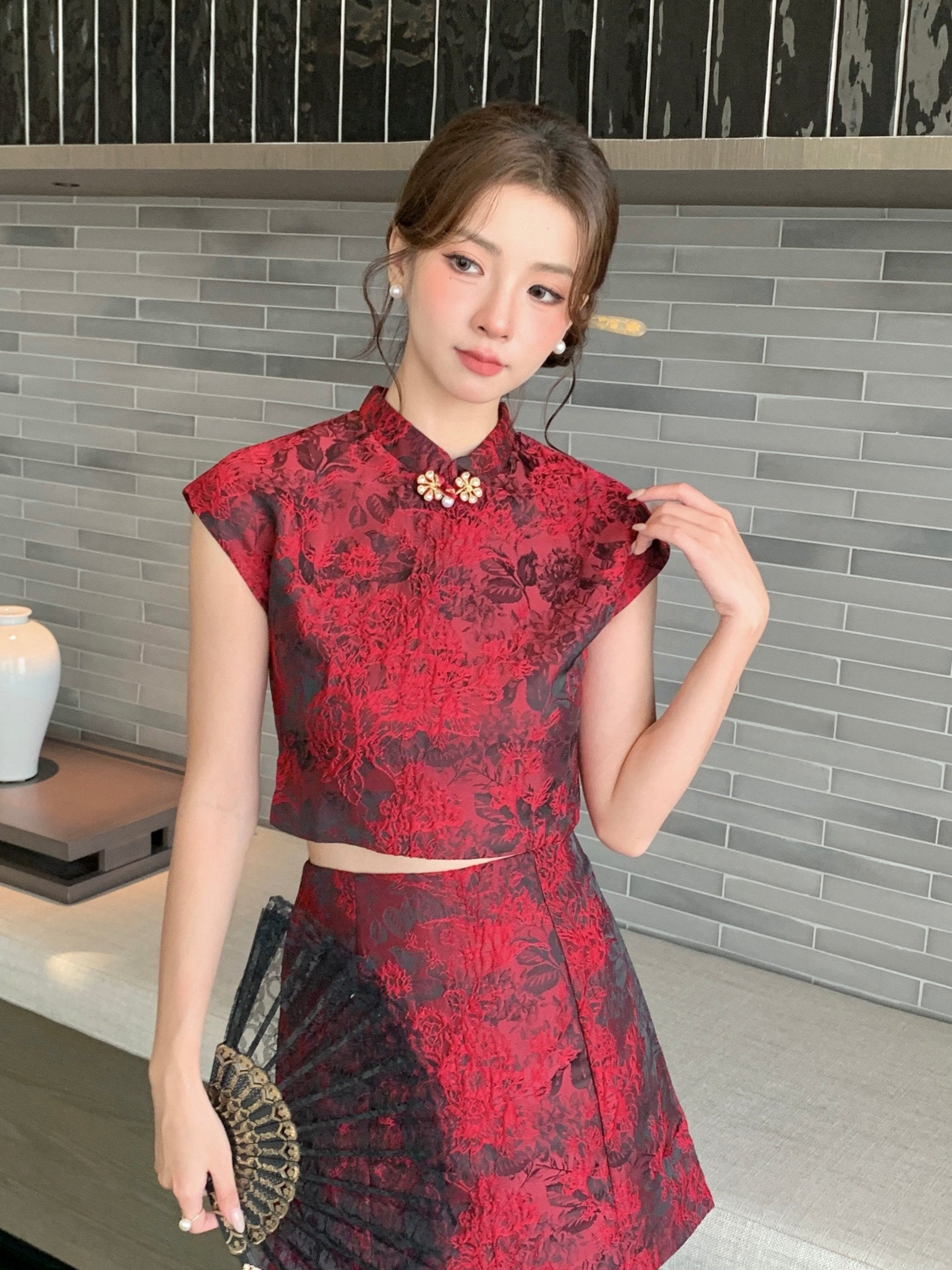 Xiang Ning Cheongsam Top