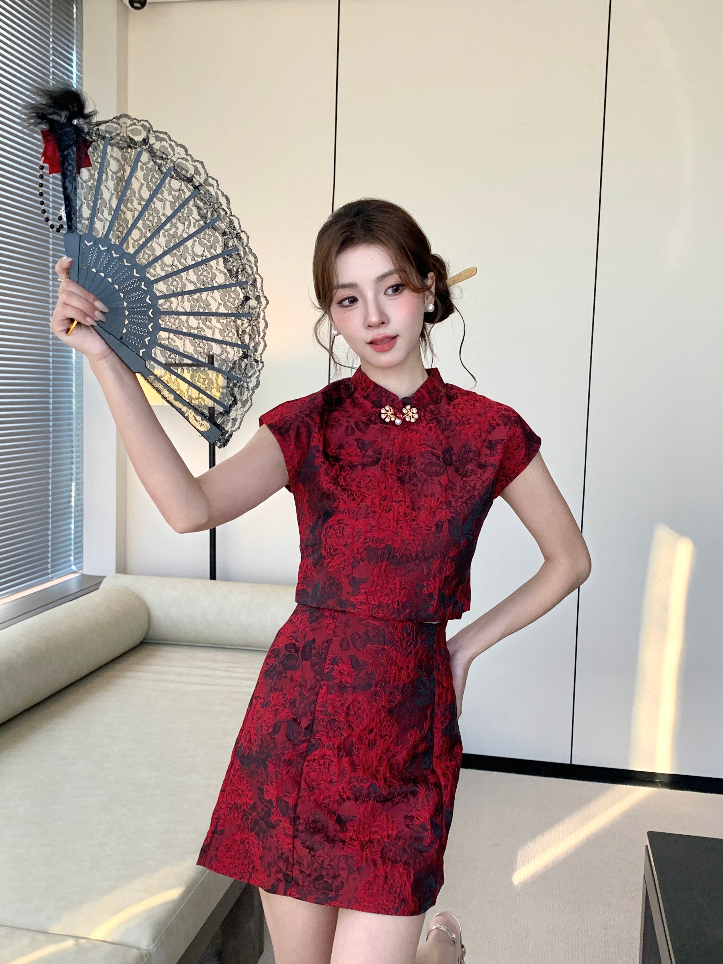 Xiang Ning Cheongsam Top