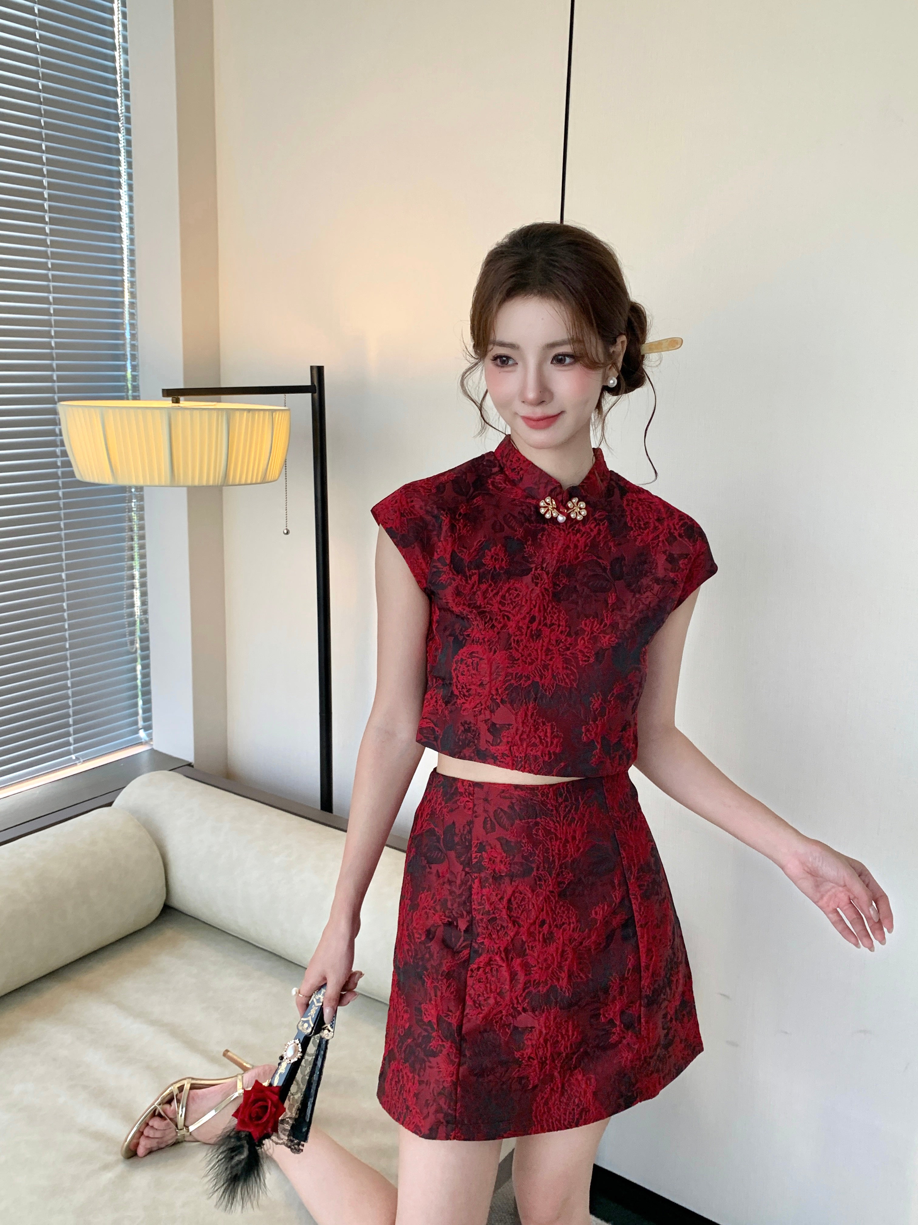 Xiang Ning Cheongsam Top