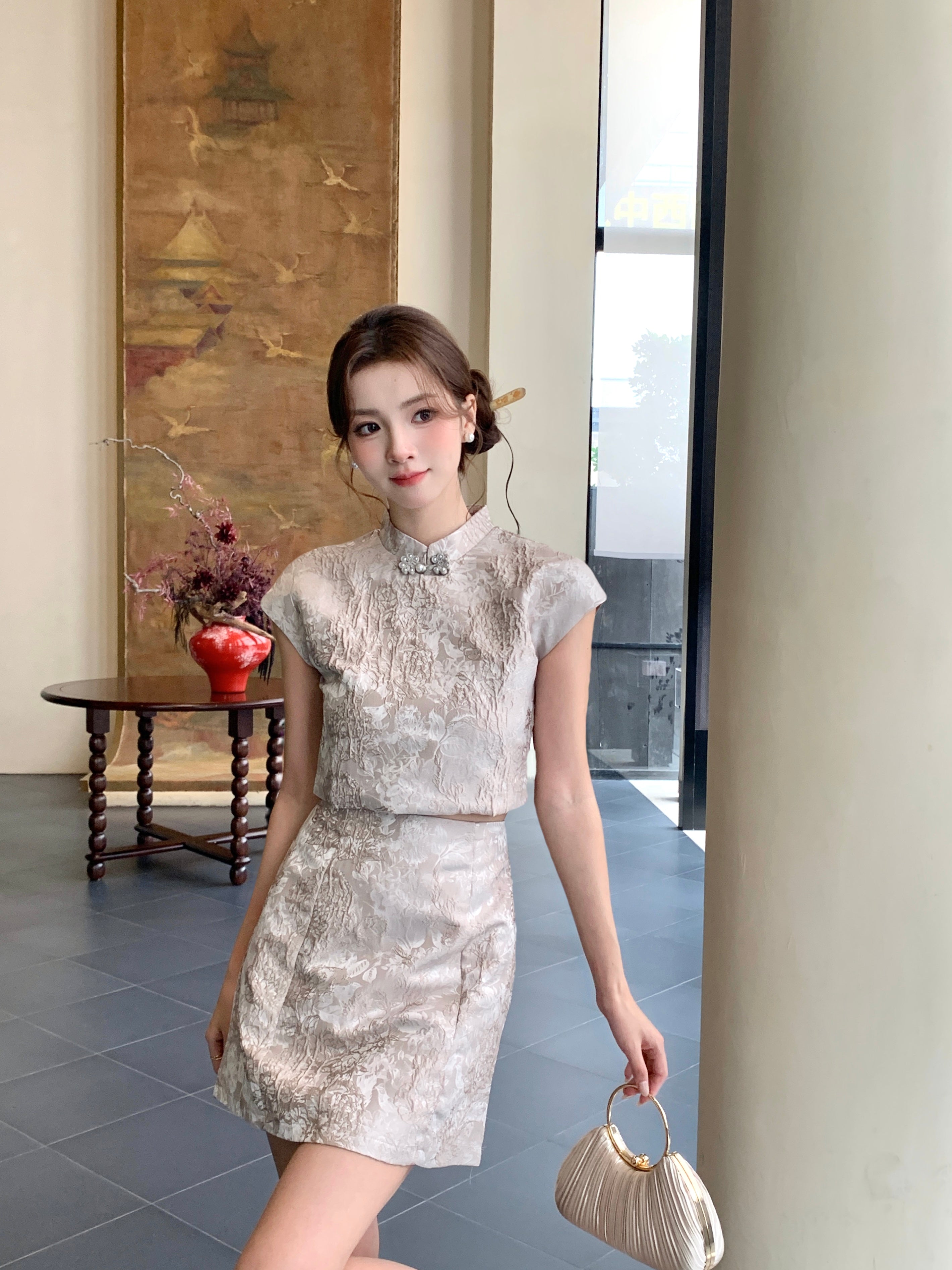 Xiang Ning Cheongsam Top