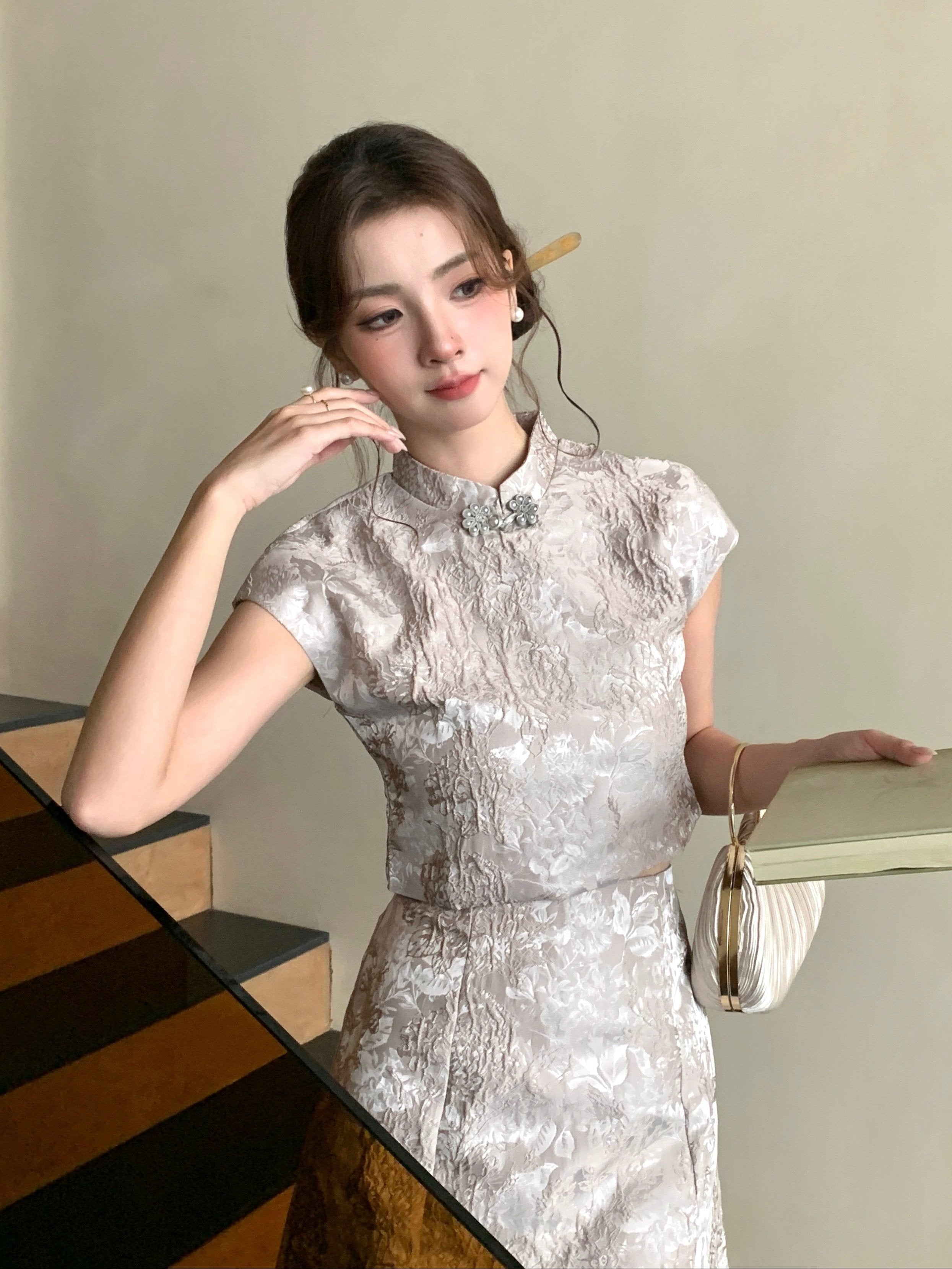 Xiang Ning Cheongsam Top
