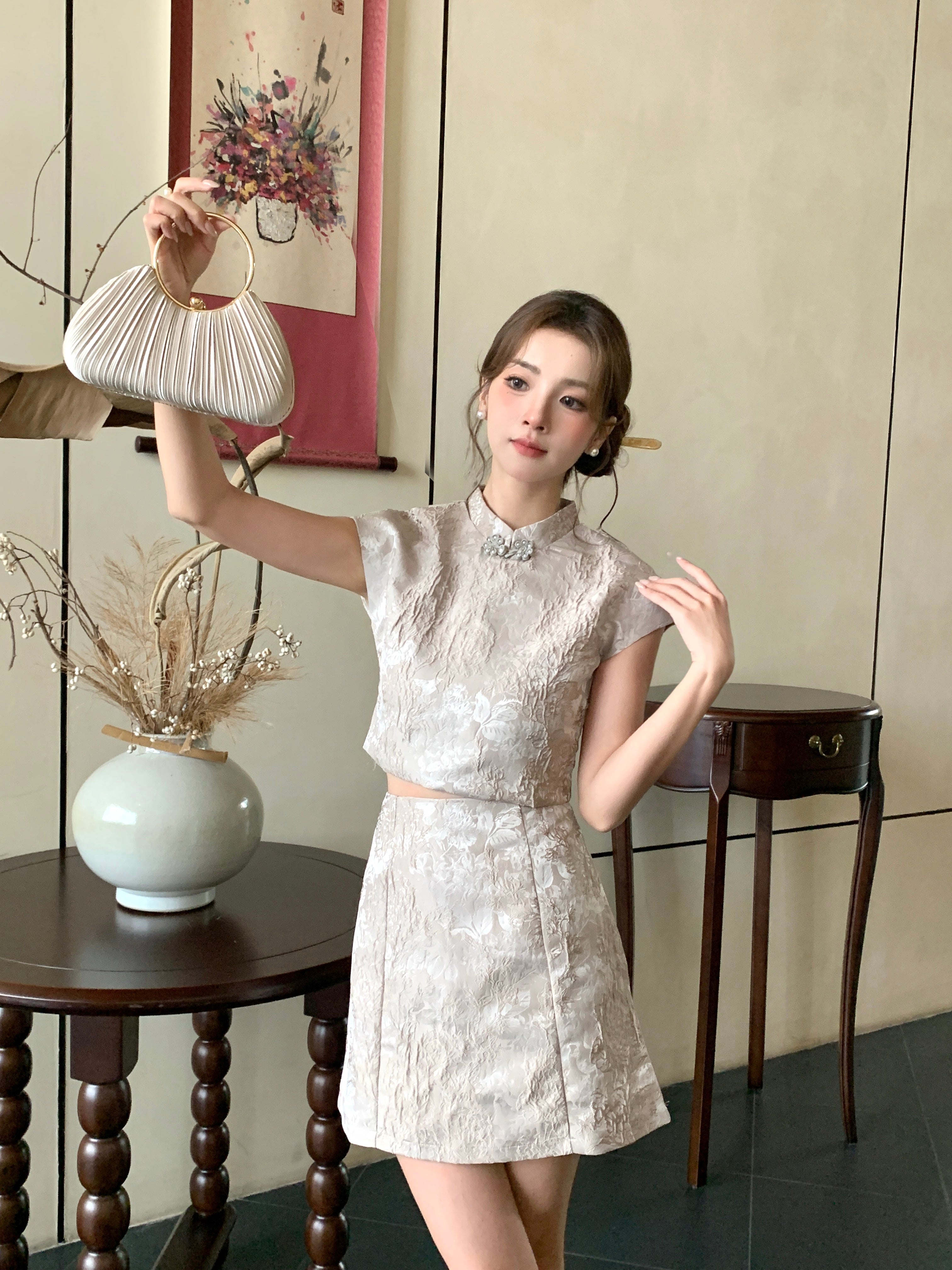 Xiang Ning Cheongsam Top