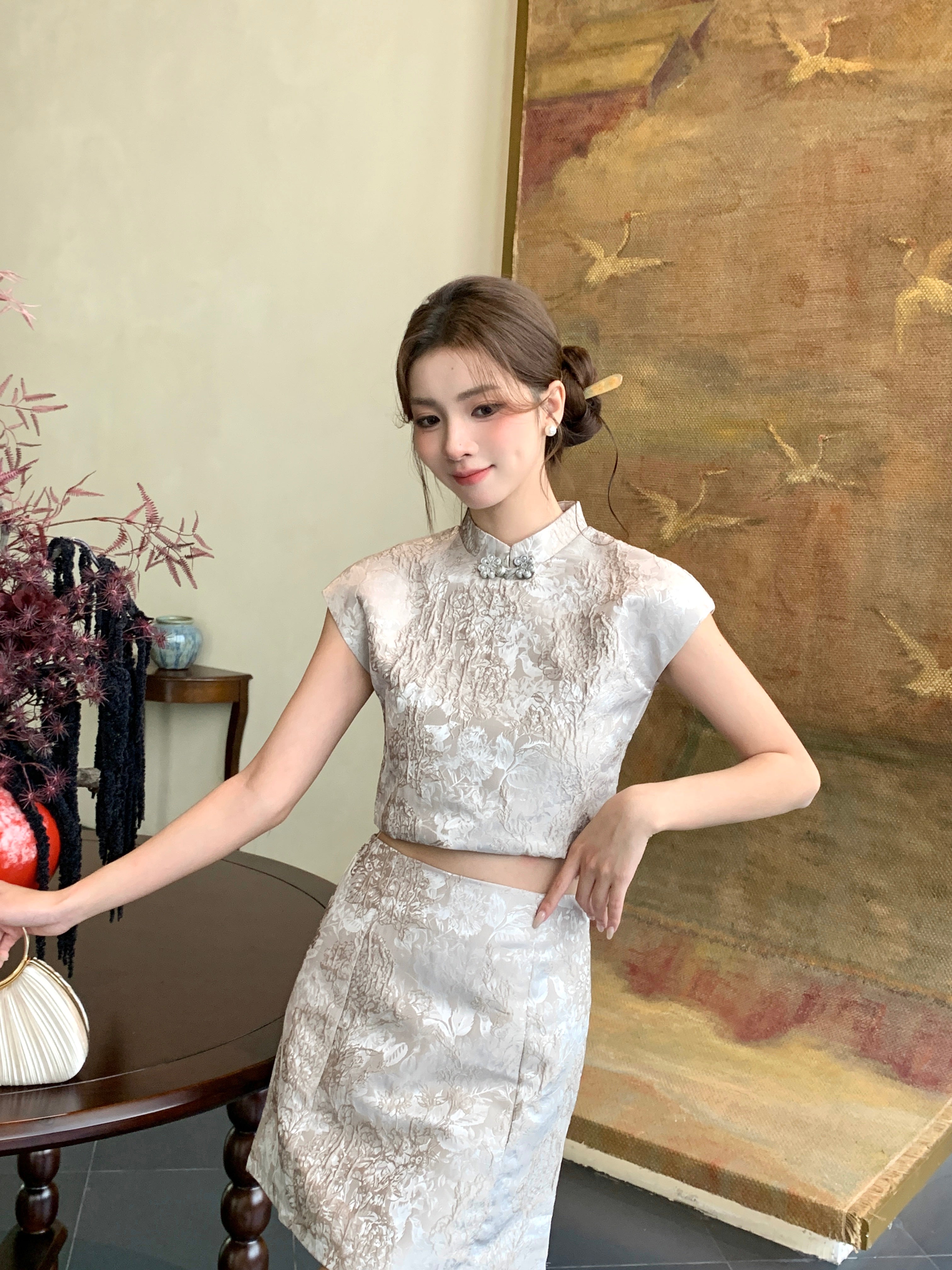 Xiang Ning Cheongsam Top