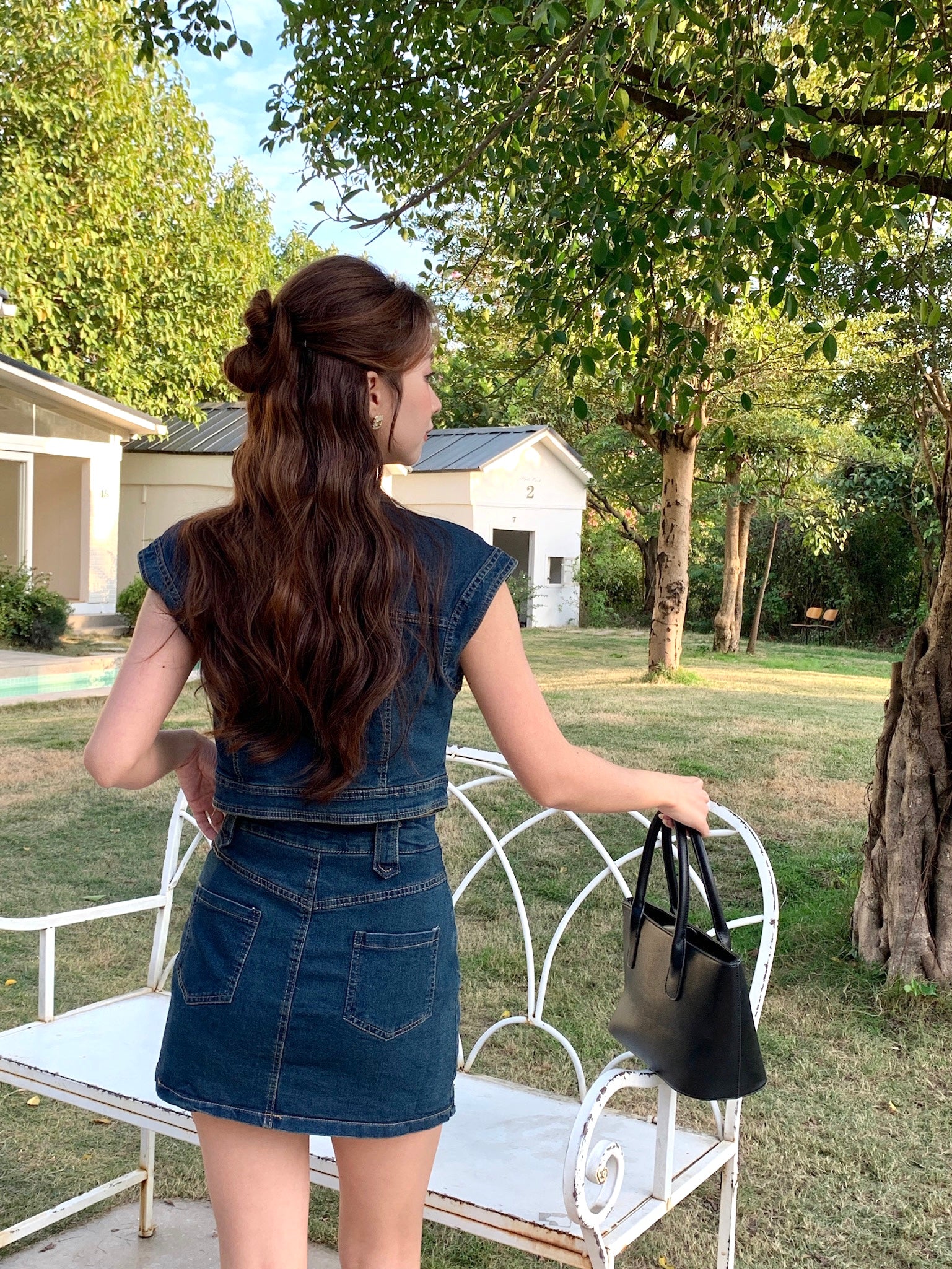 Dilamond Denim Skirt