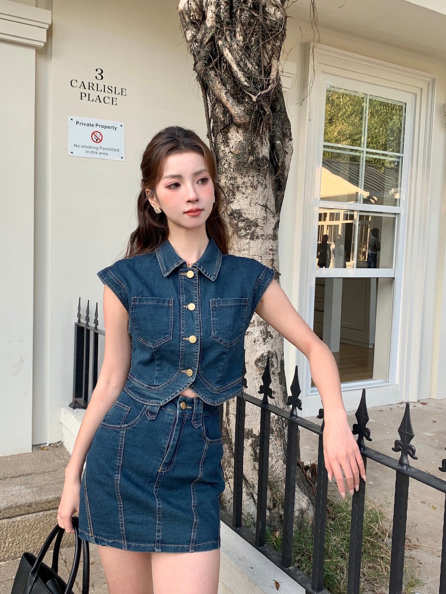 Dilamond Denim Skirt