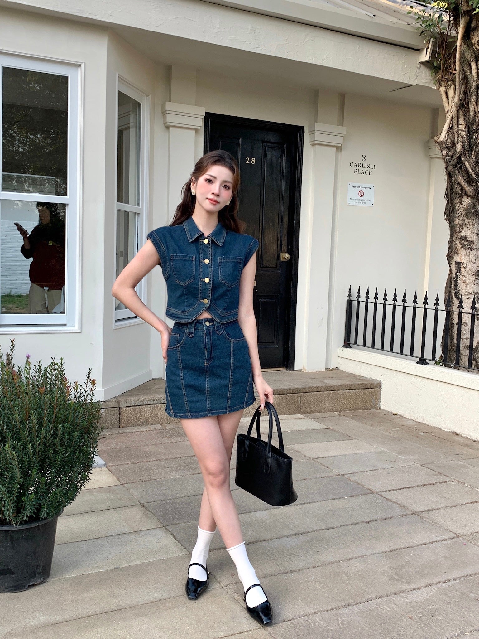 Dilamond Denim Skirt
