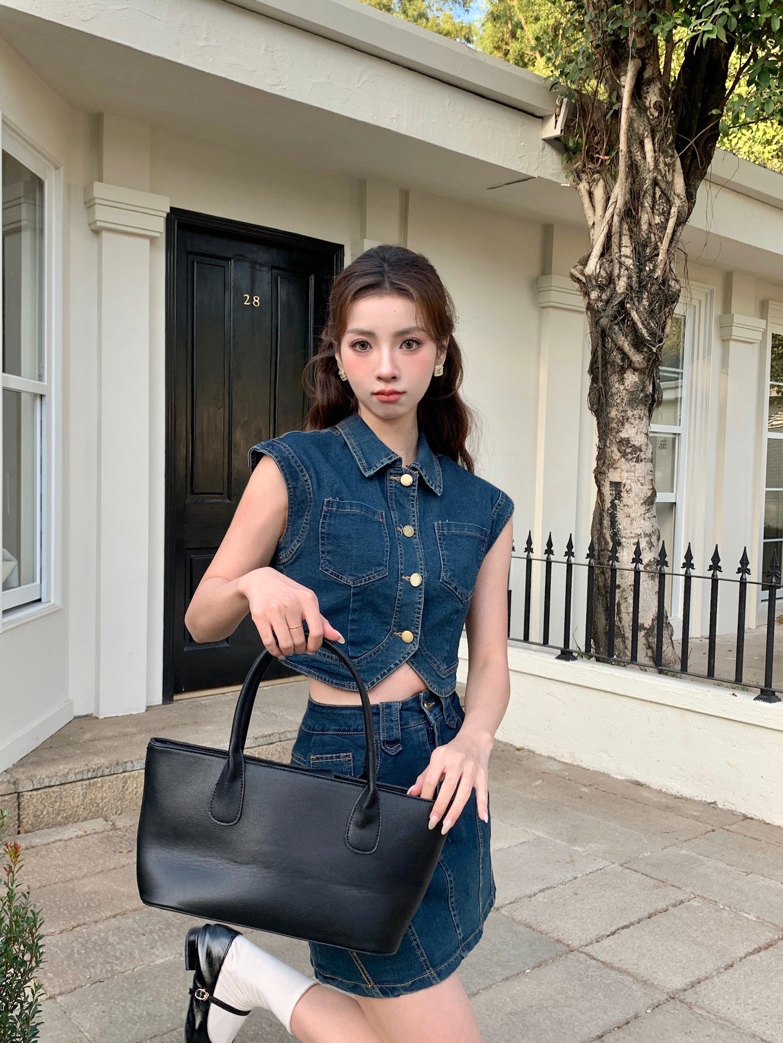 Dilamond Denim Skirt