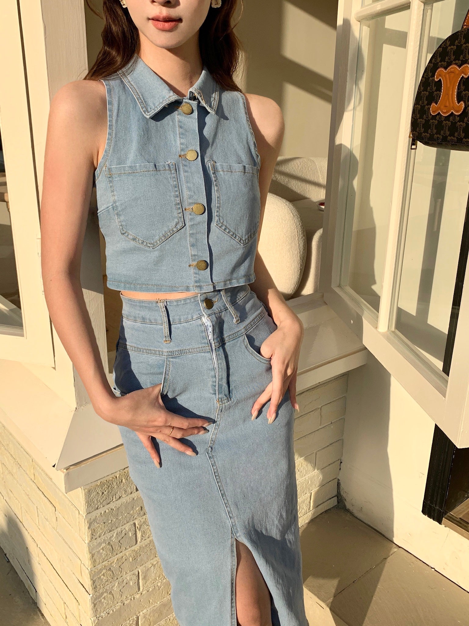 Mori Denim Skirt