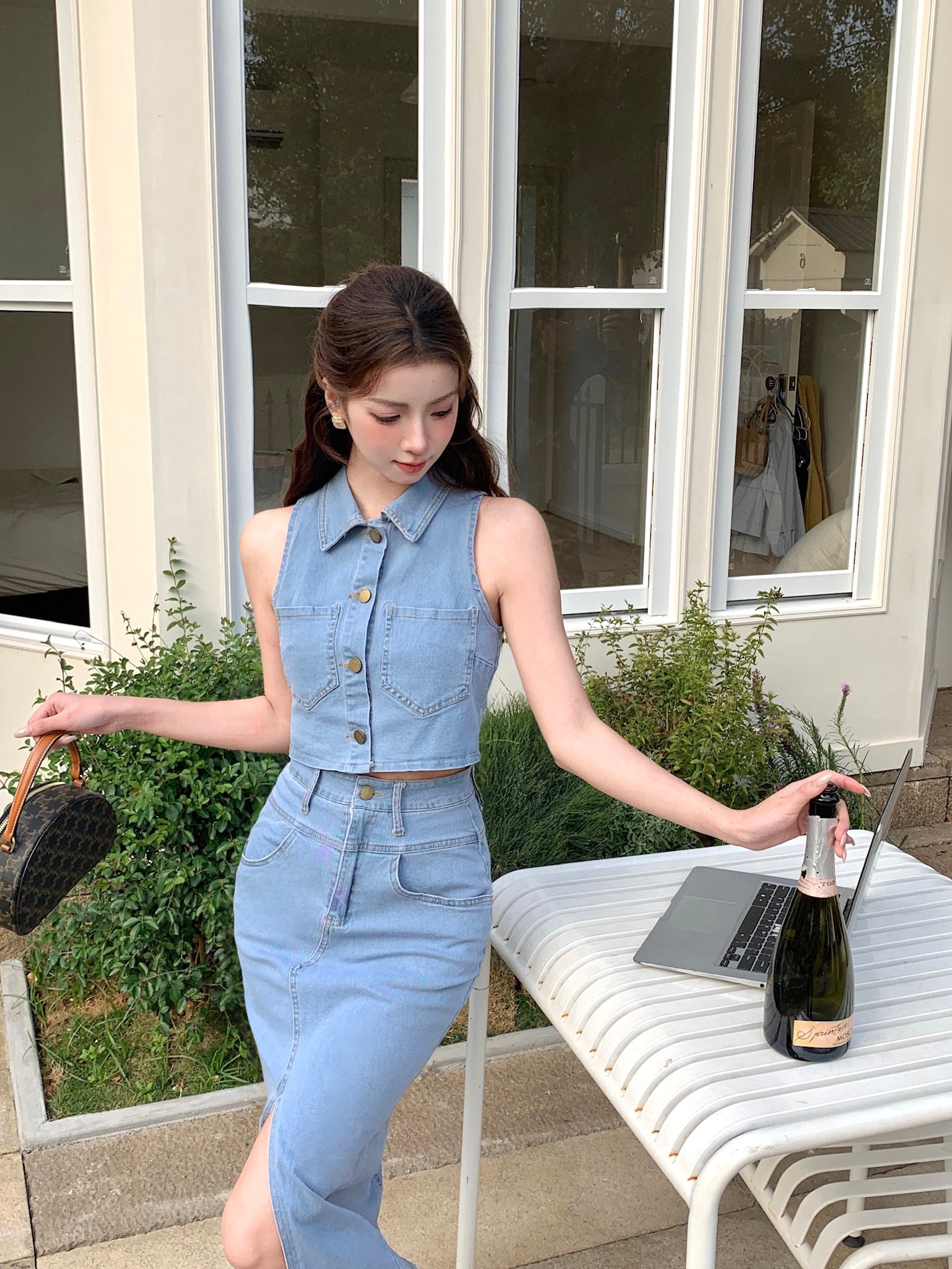 Mori Denim Skirt