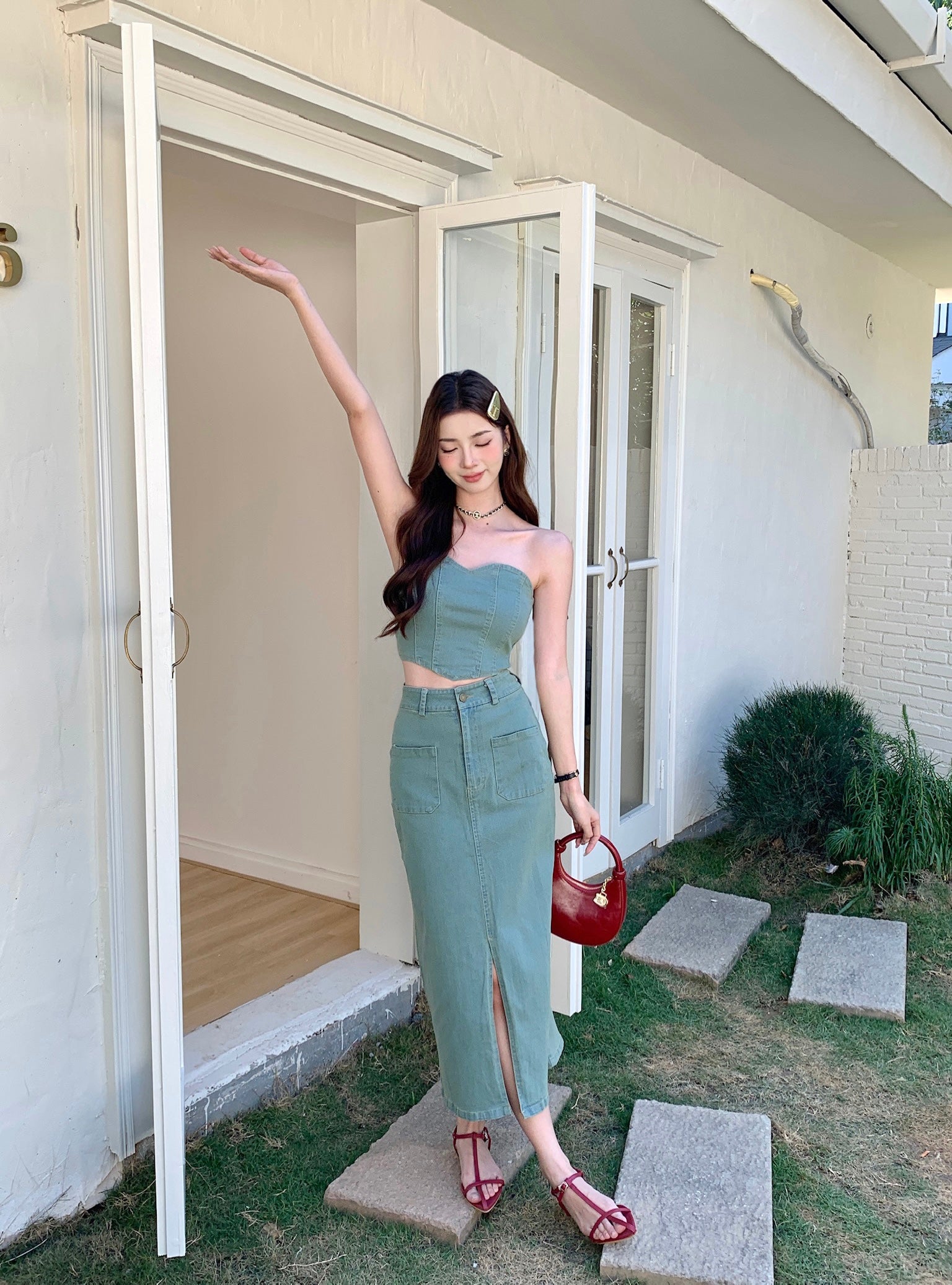 Zivana Denim Skirt