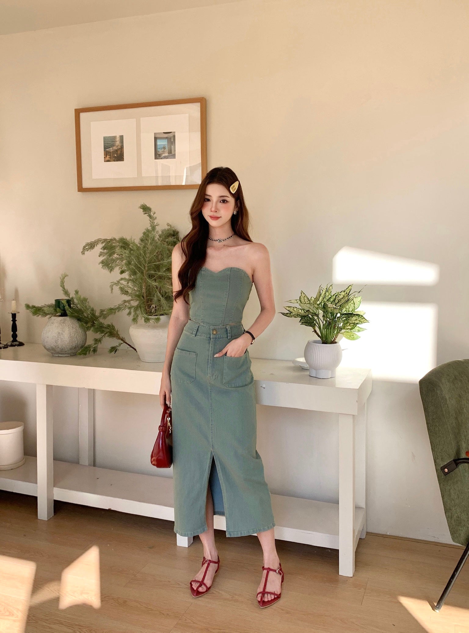 Zivana Denim Skirt