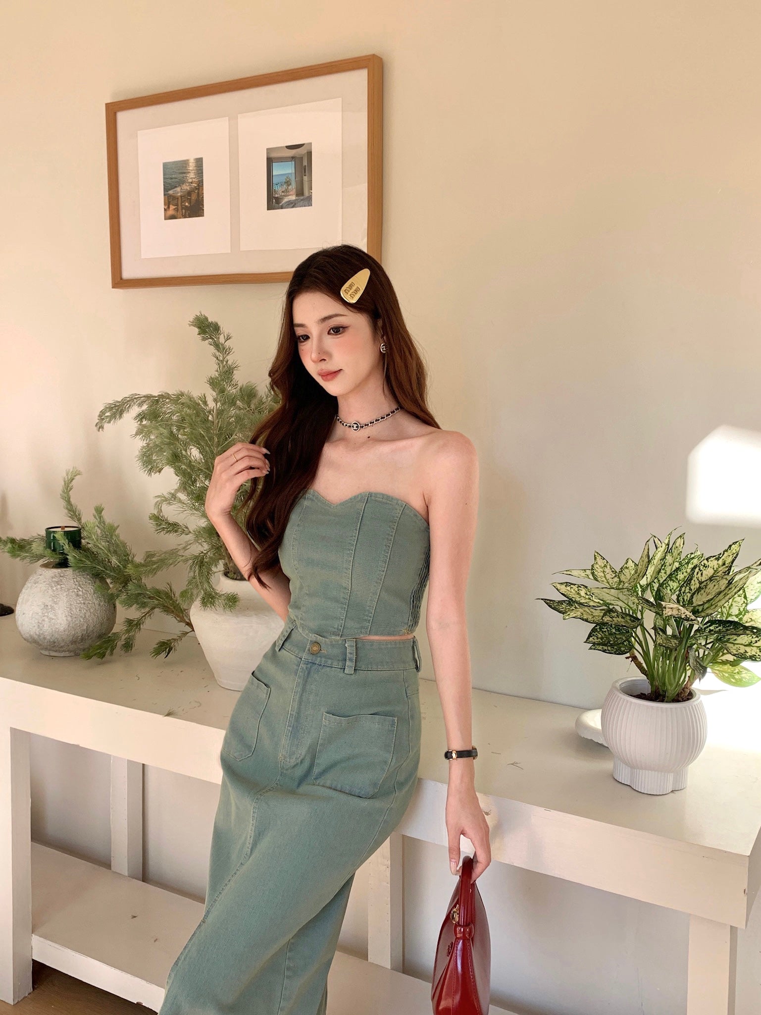 Zivana Denim Skirt