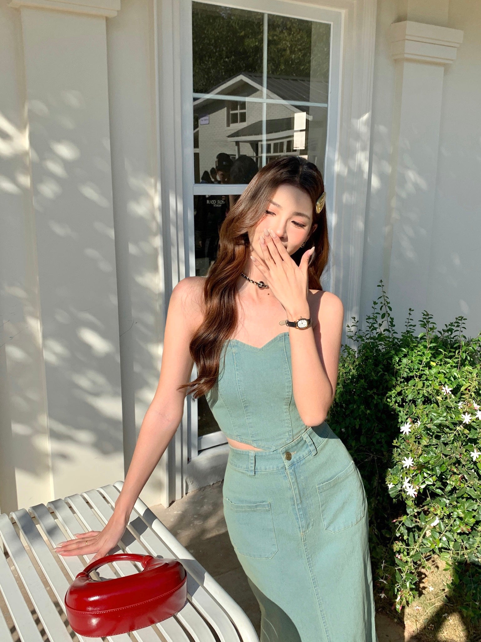 Zivana Denim Skirt