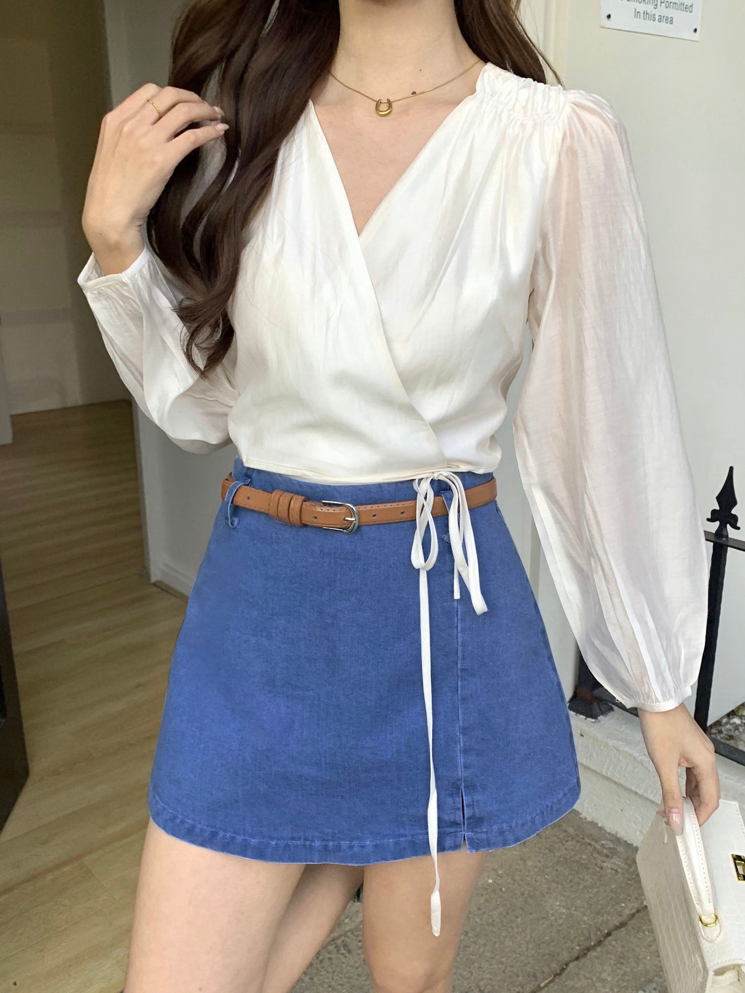 Sorrel Denim Skort