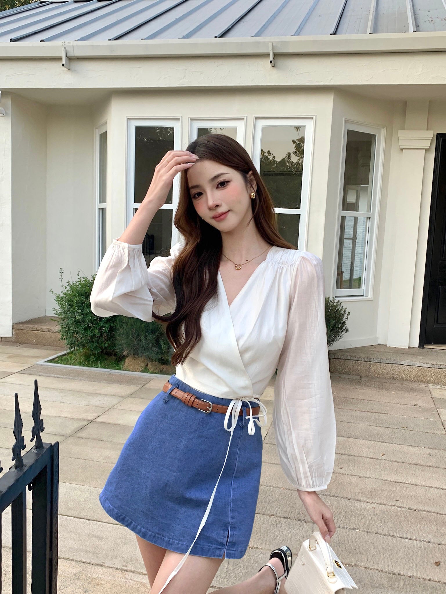 Sorrel Denim Skort