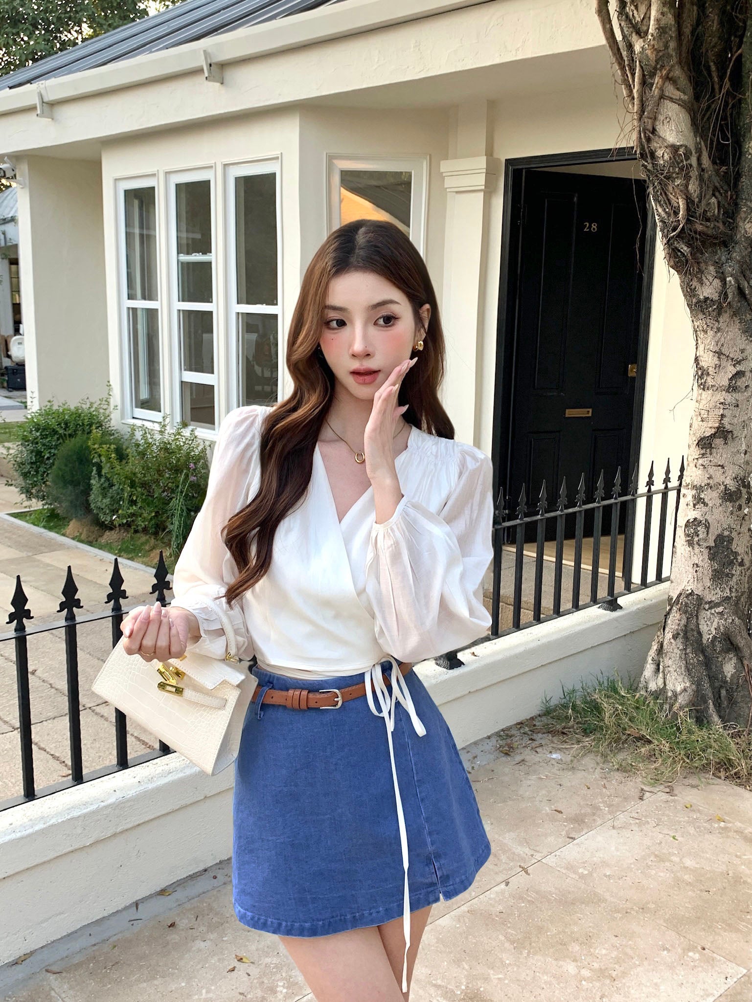 Sorrel Denim Skort