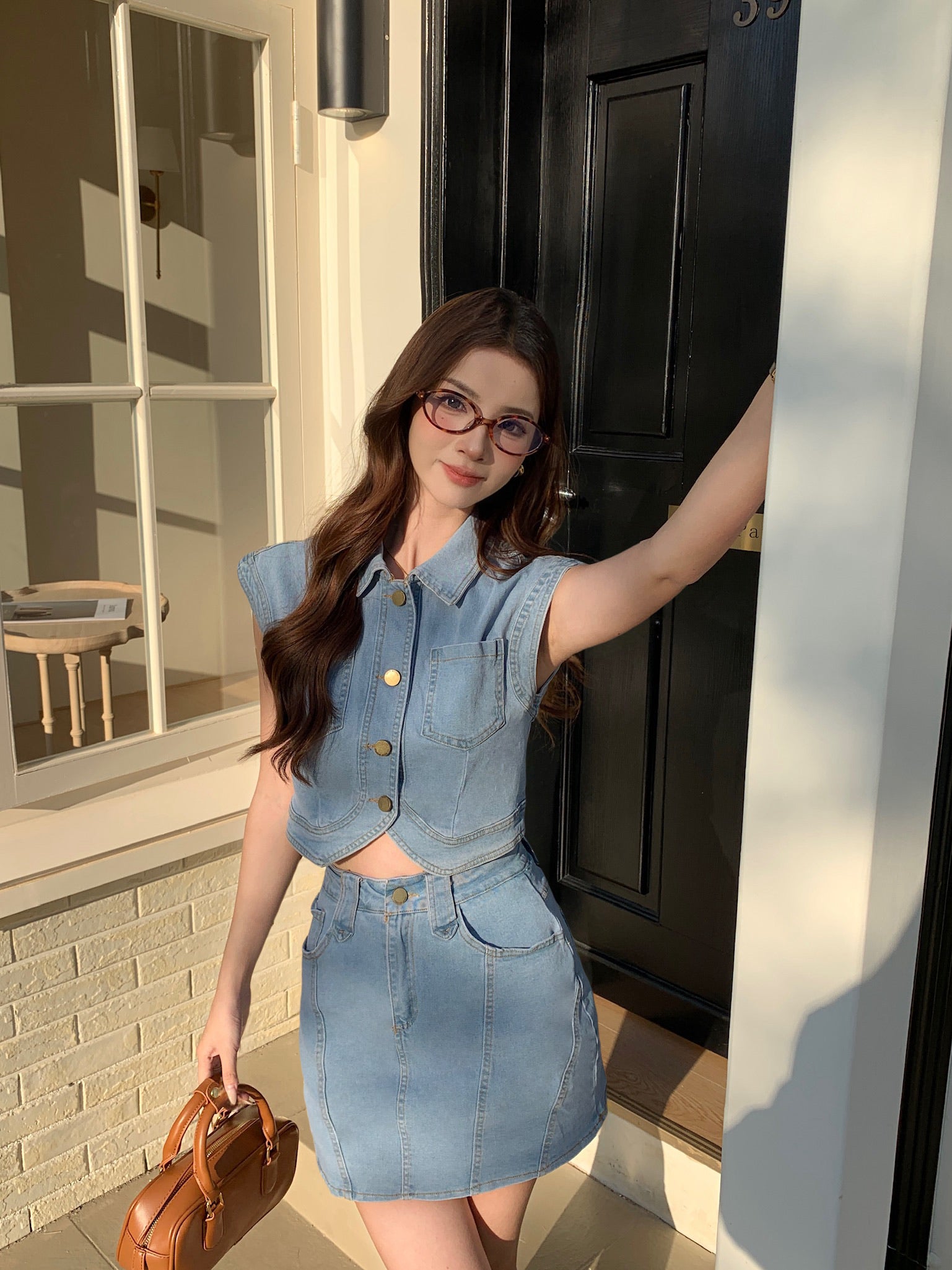 Dilamond Denim Skirt