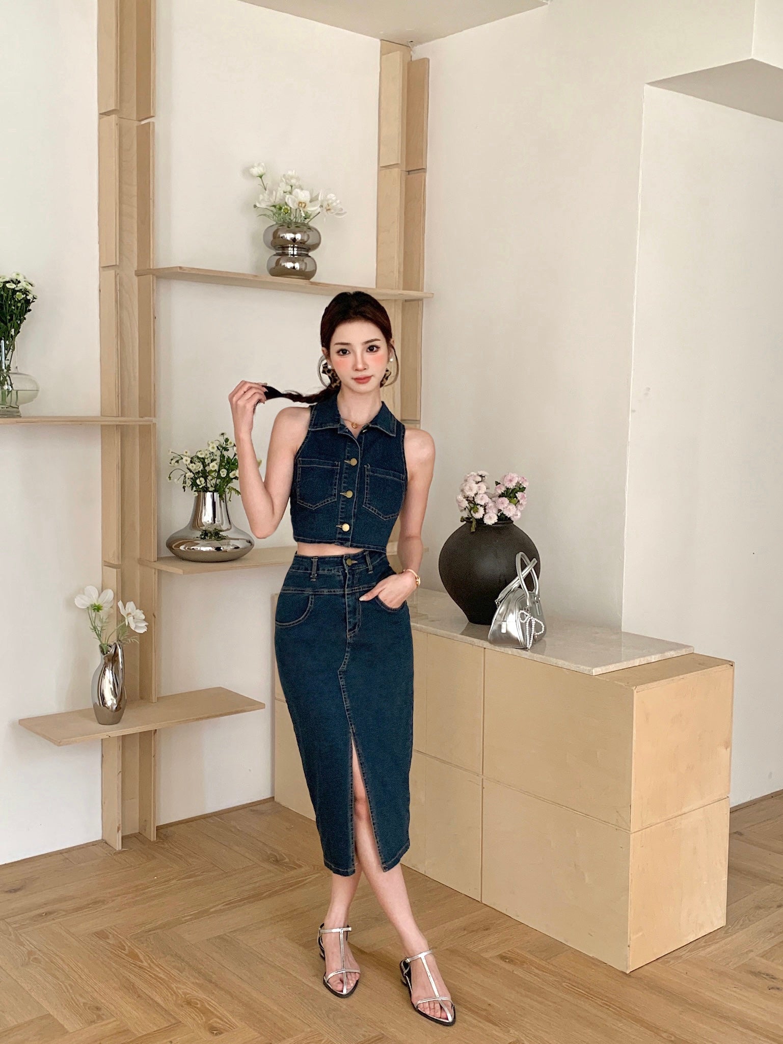 Mori Denim Skirt