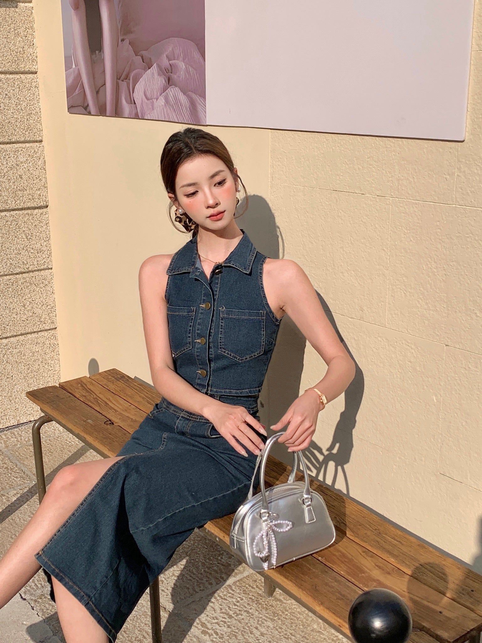 Mori Denim Top (Defect)