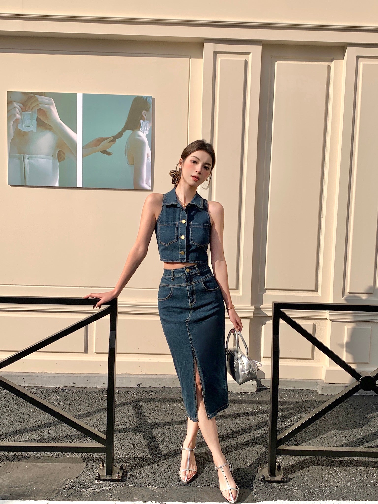 Mori Denim Top (Defect)