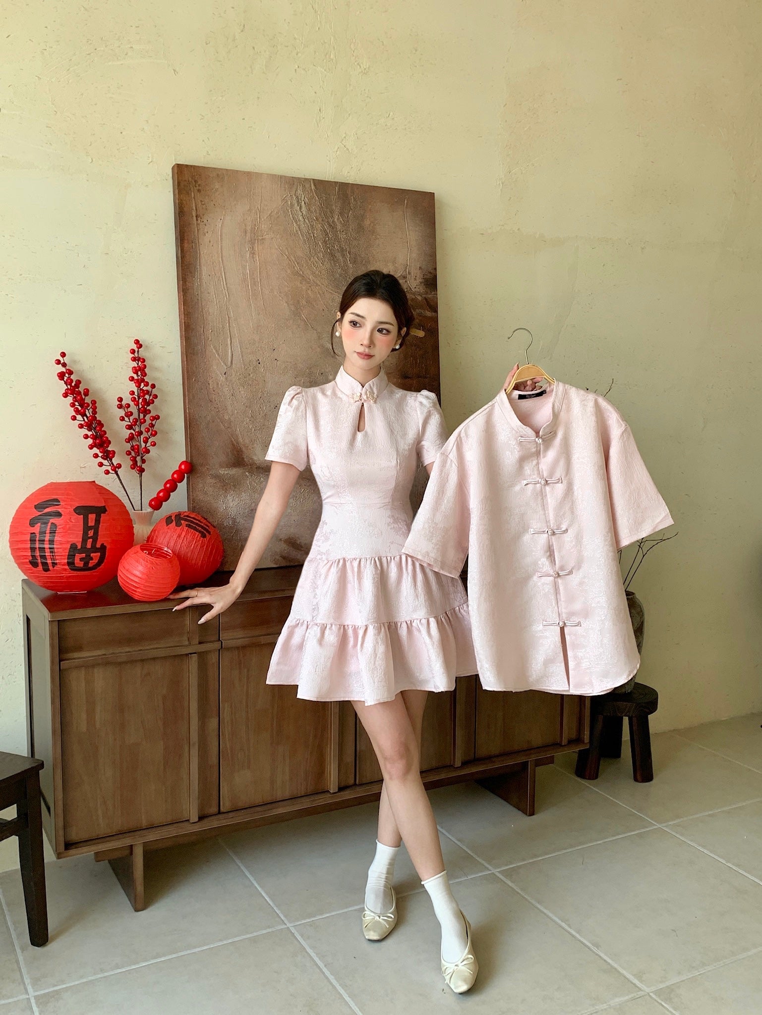 Qian Xi Cheongsam Shirt