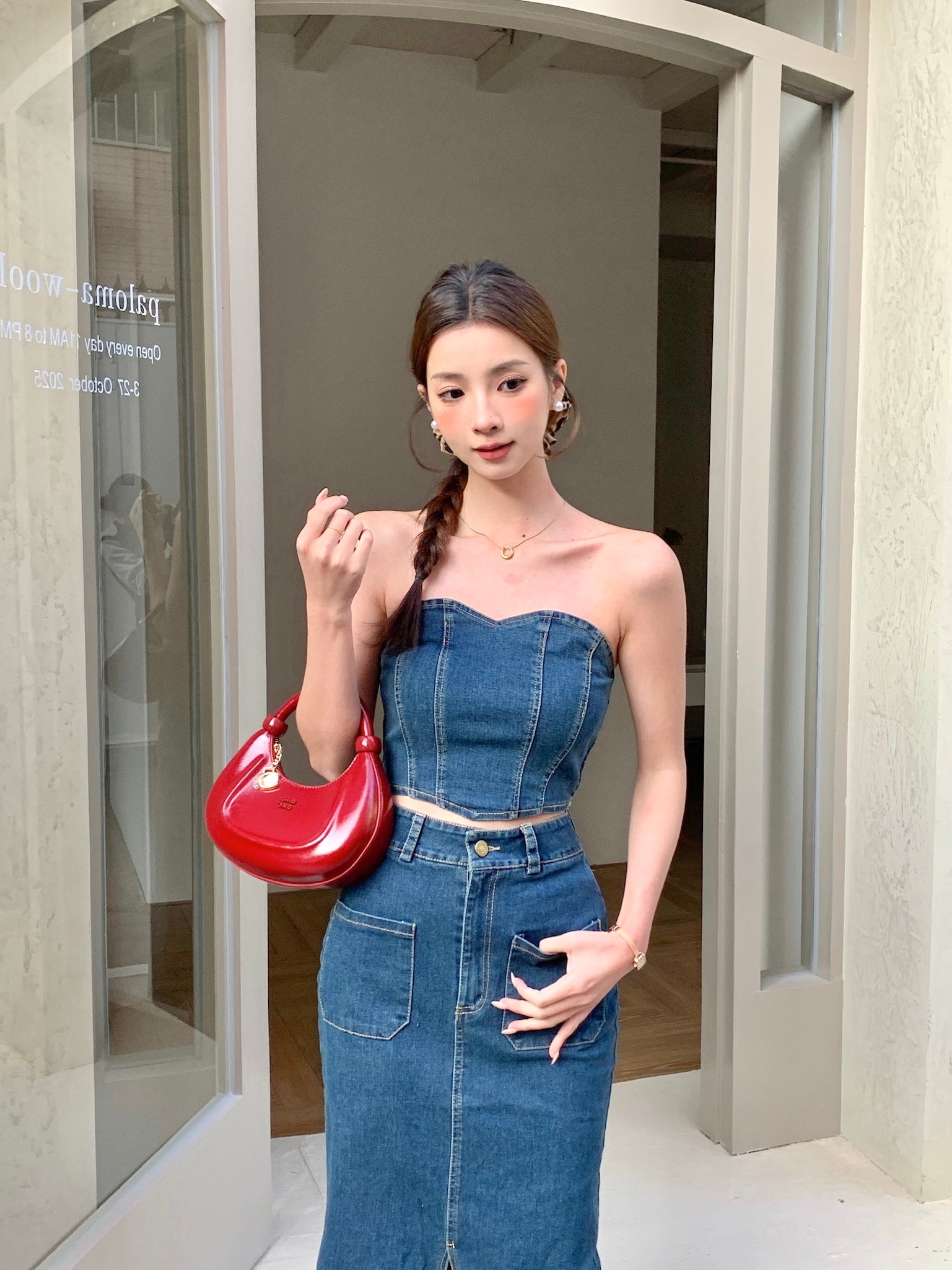 Zivana Denim Skirt