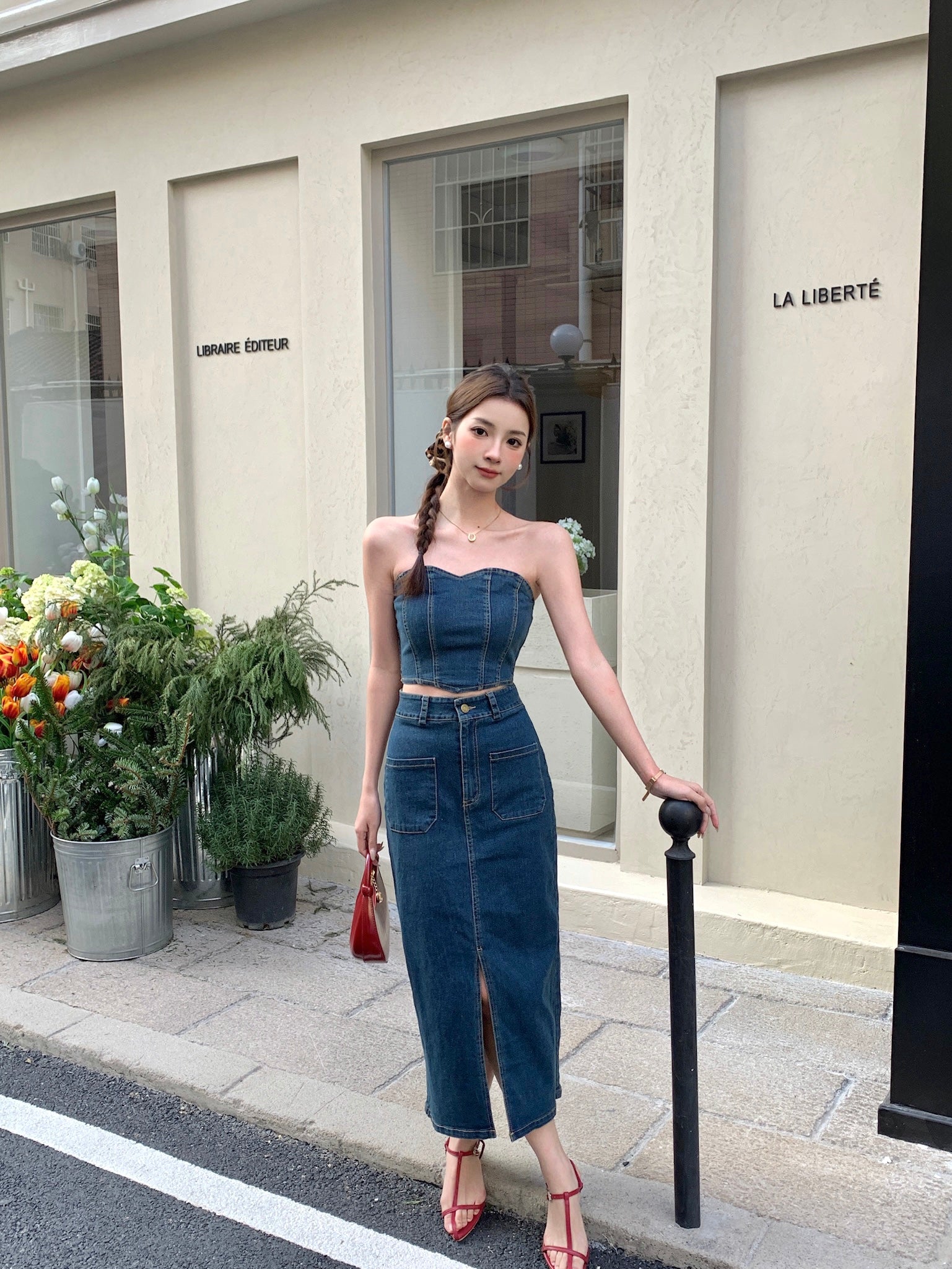 Zivana Denim Skirt