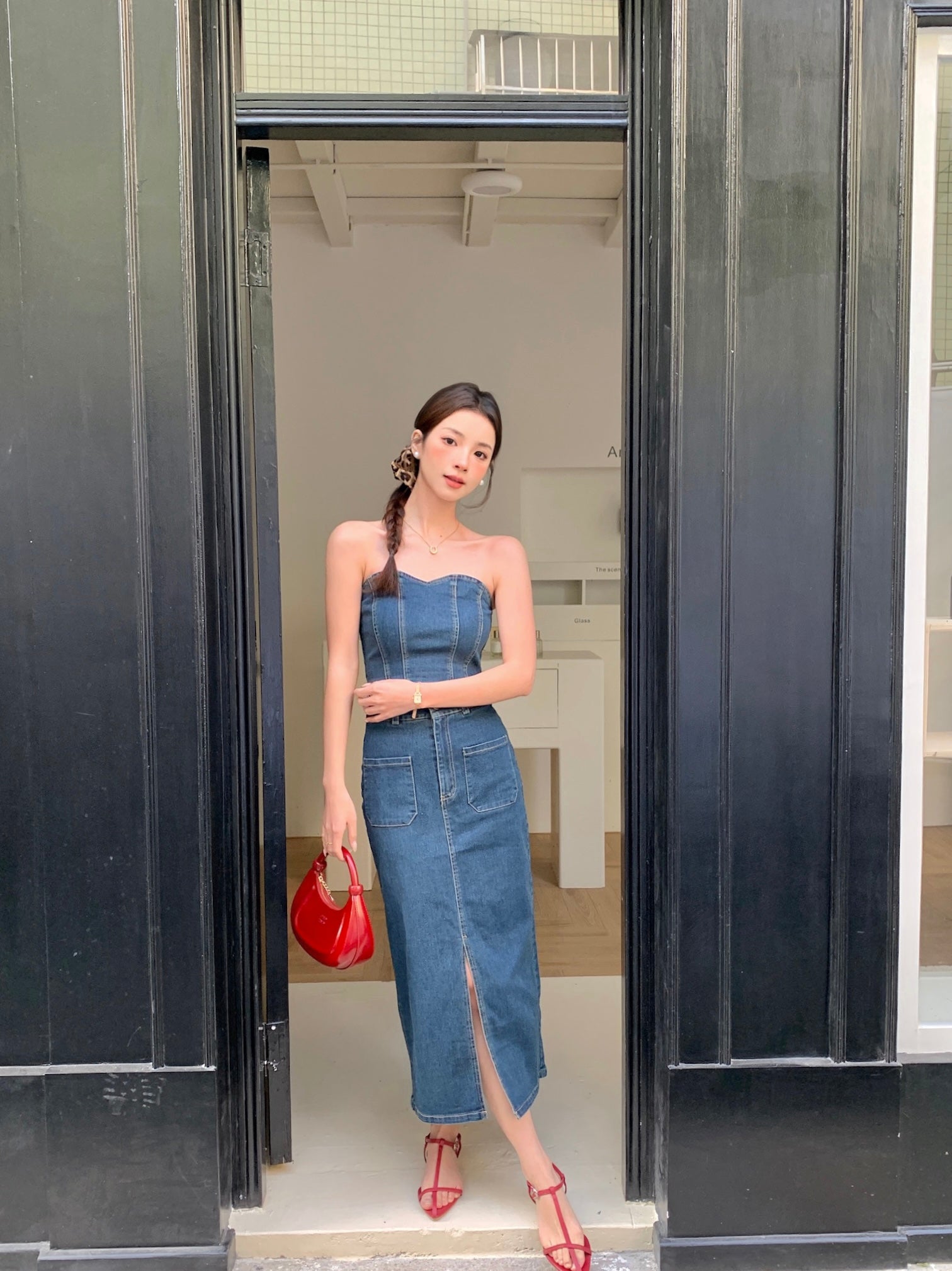Zivana Denim Skirt