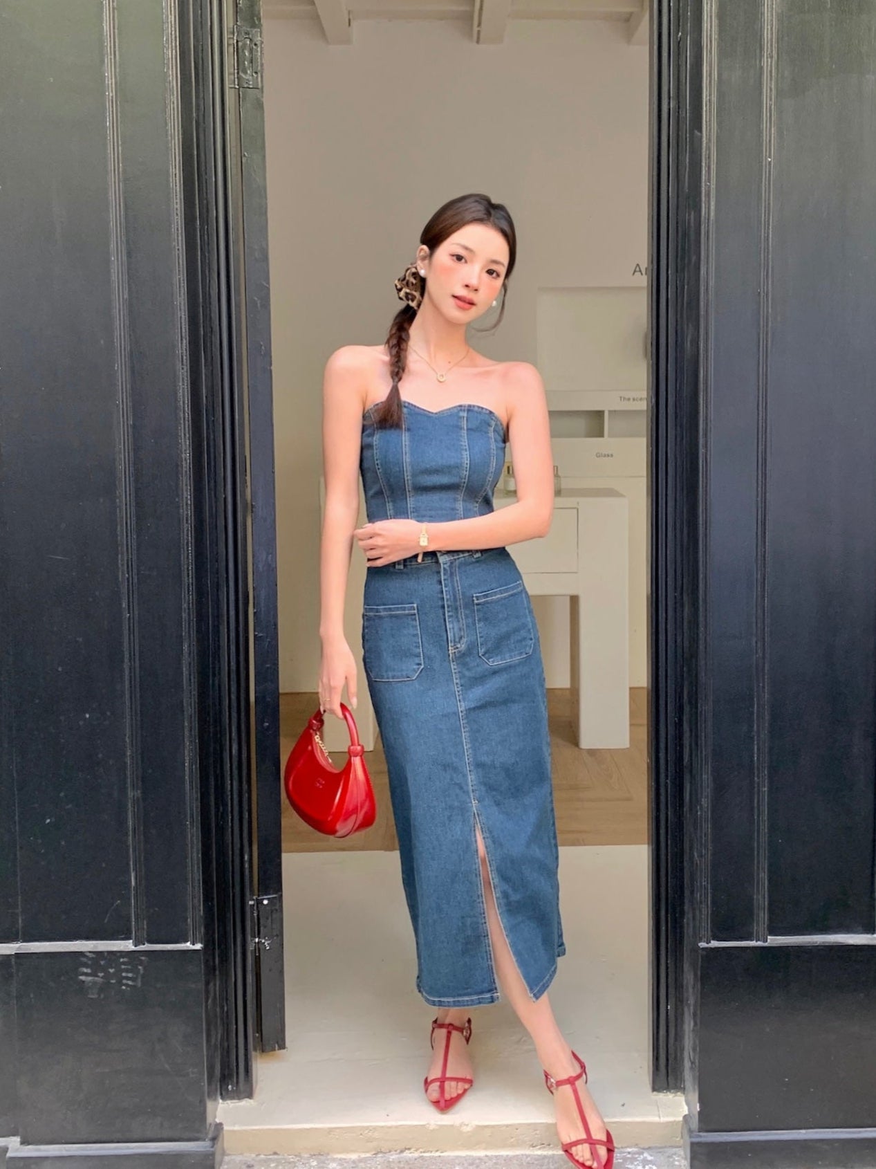 Zivana Denim Skirt