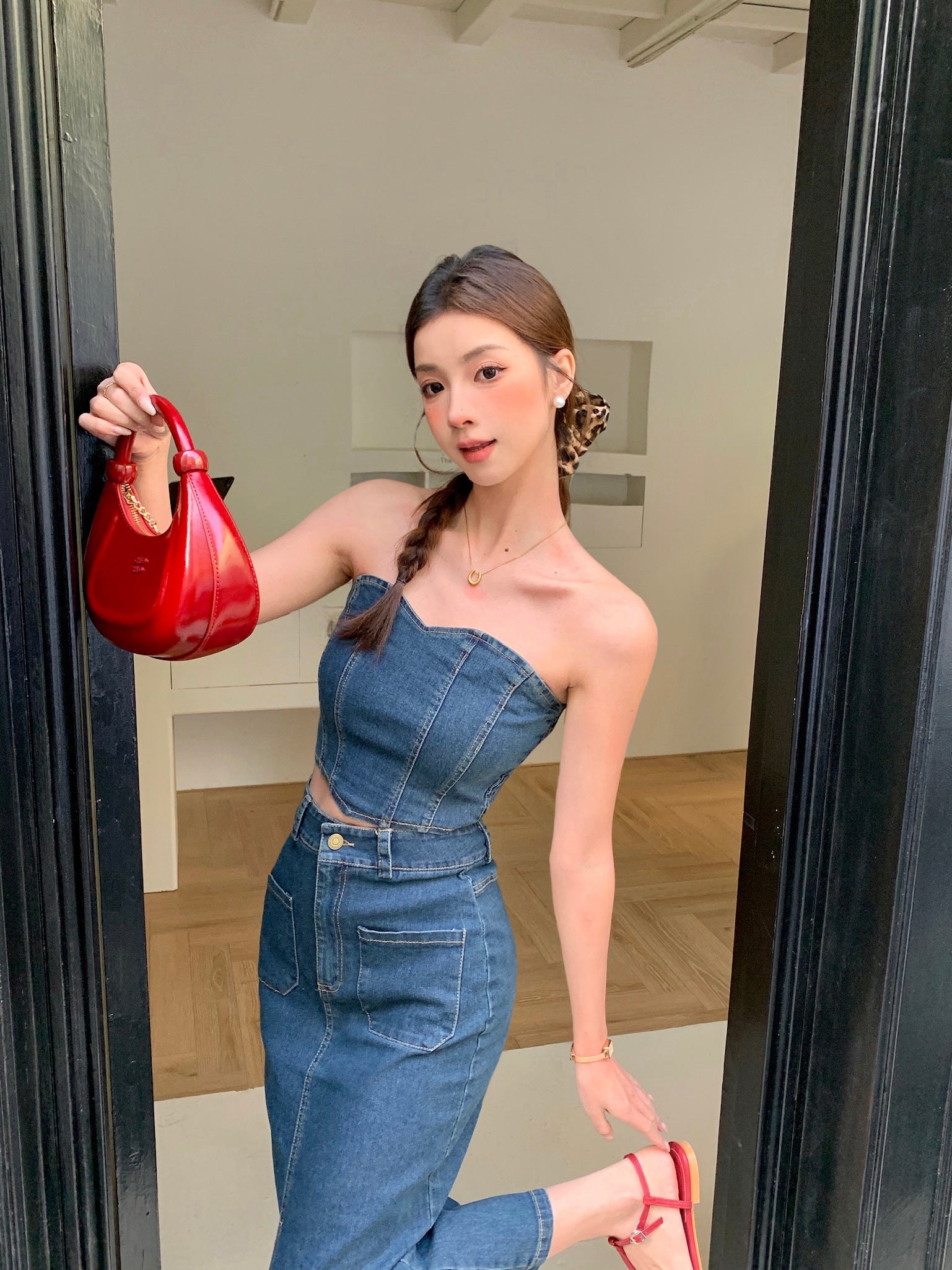 Zivana Denim Top