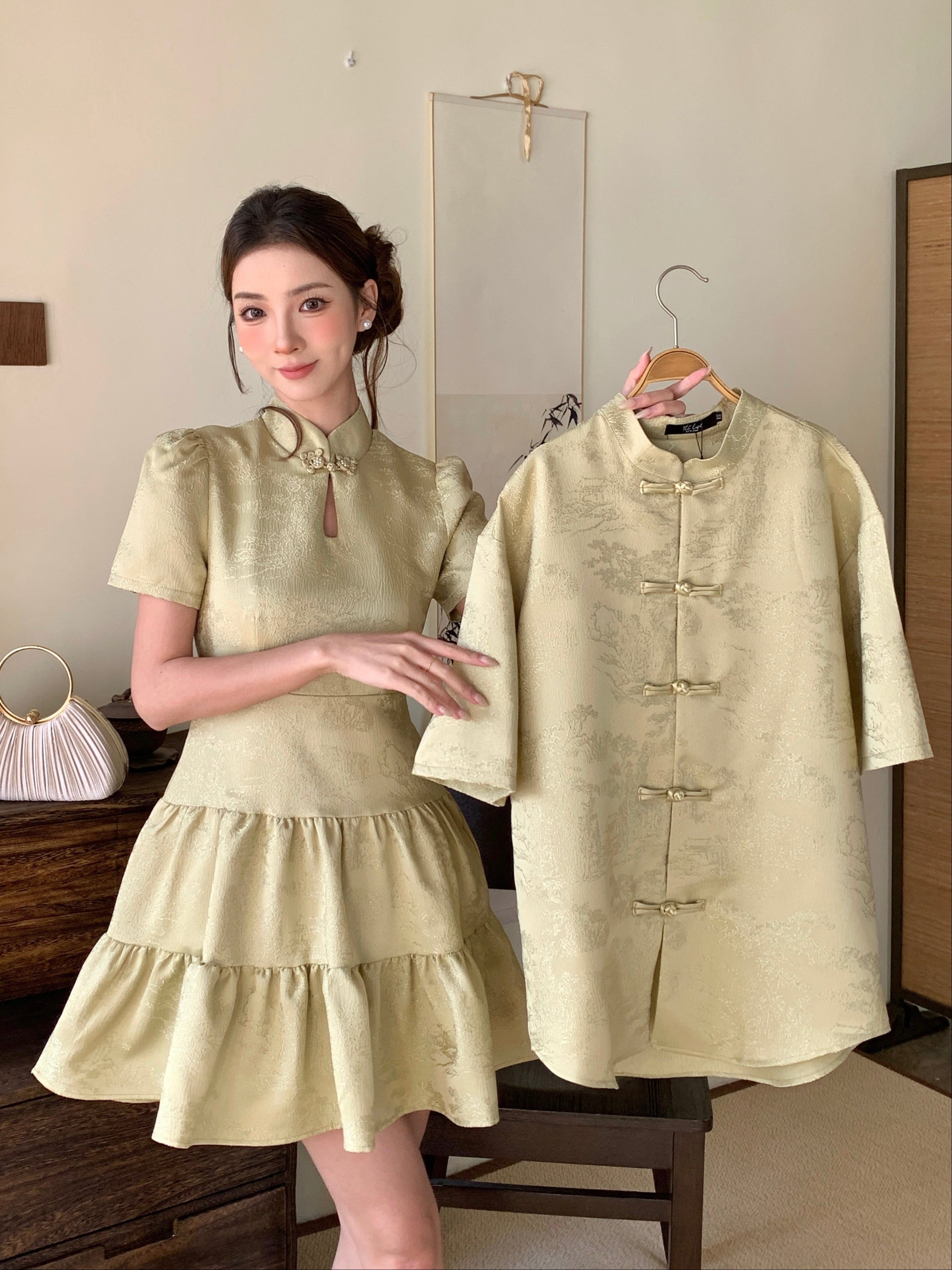 Qian Xi Cheongsam Shirt