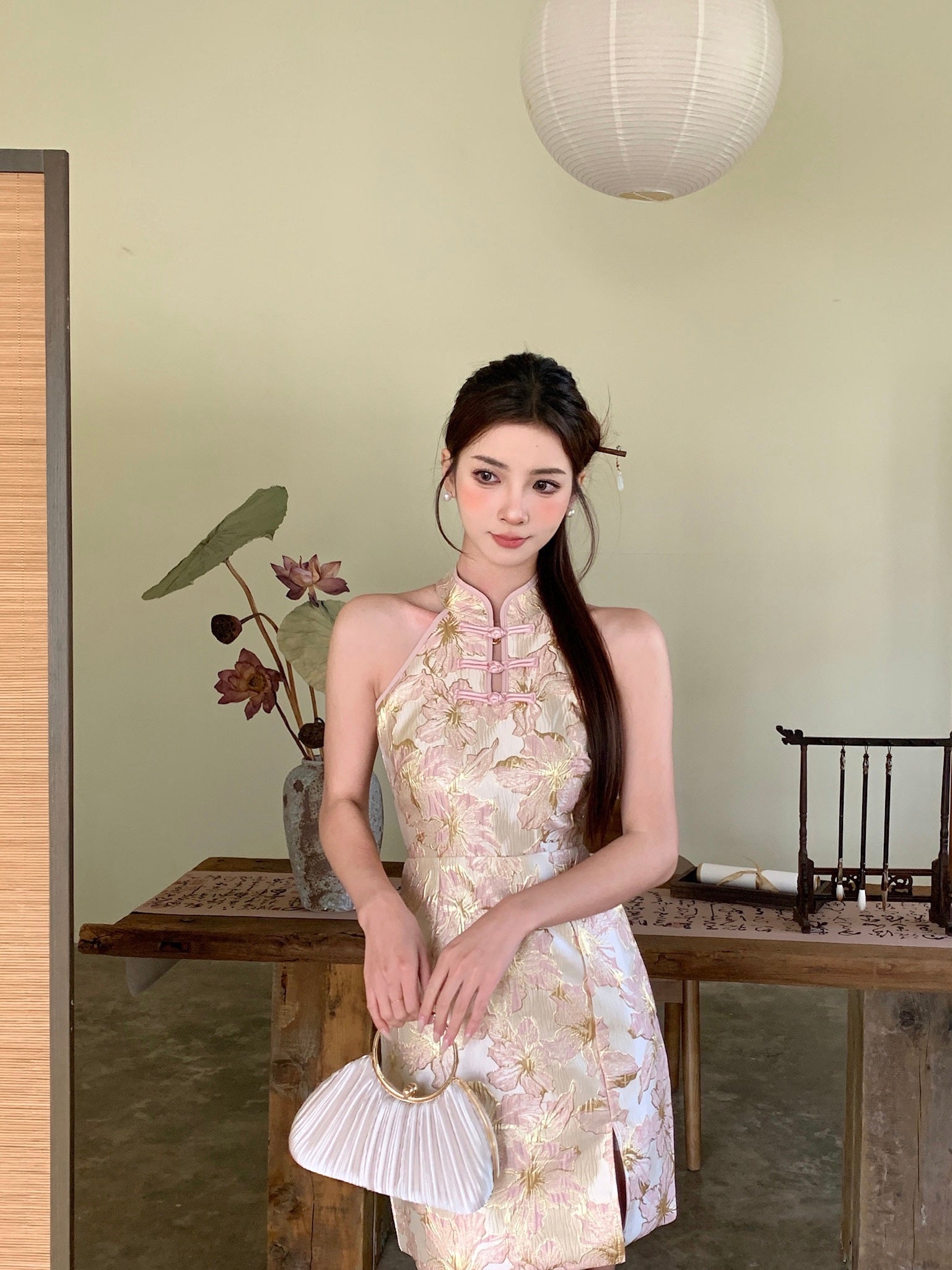 Dou Kou Cheongsam Dress