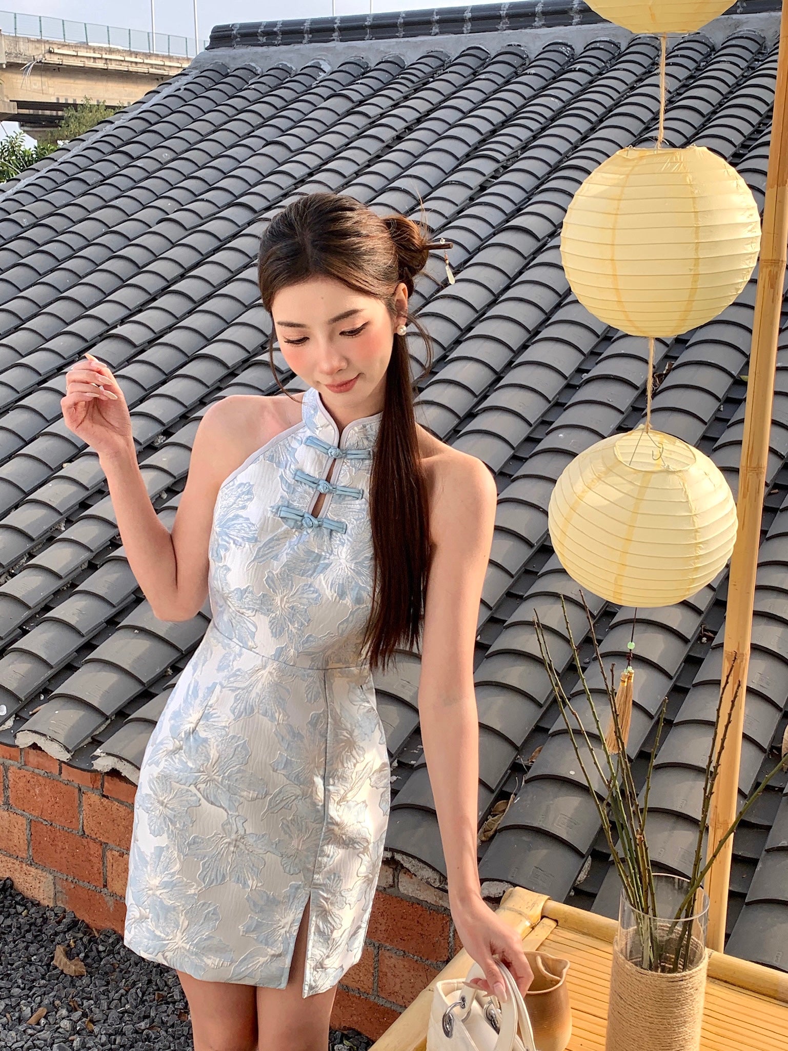Dou Kou Cheongsam Dress