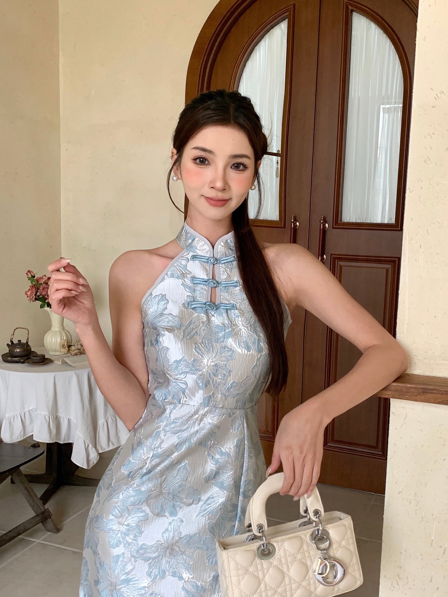 Dou Kou Cheongsam Dress