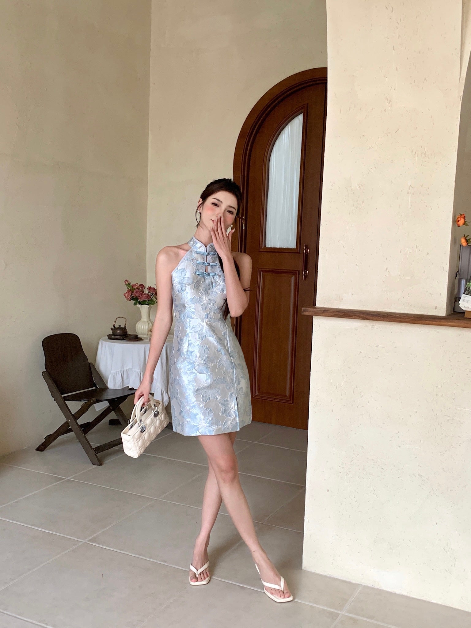 Dou Kou Cheongsam Dress