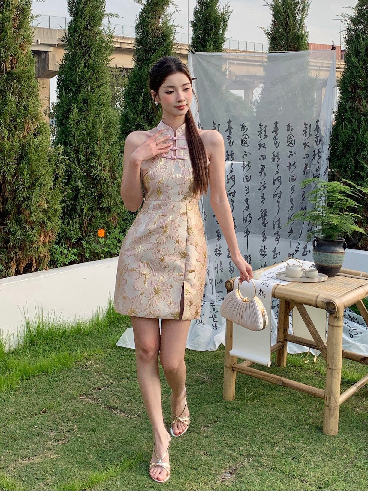 Dou Kou Cheongsam Dress