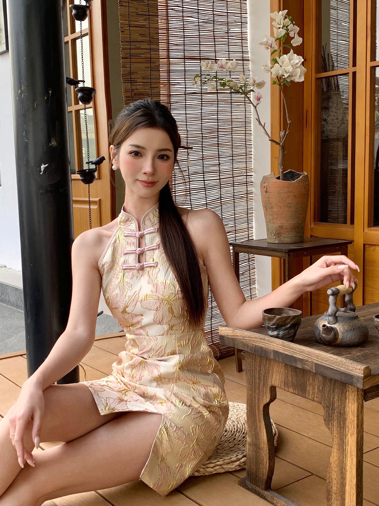 Dou Kou Cheongsam Dress