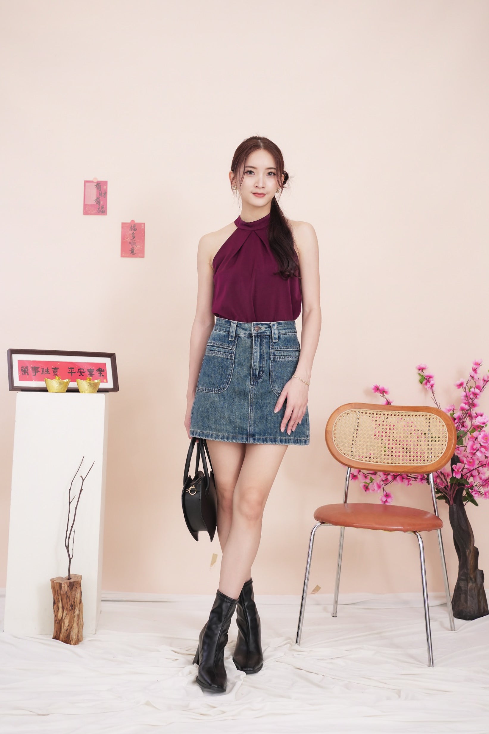 Celosia Halterneck Top