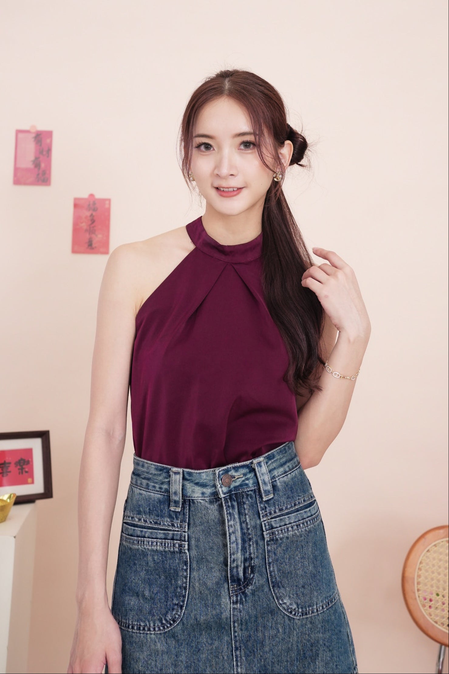 Celosia Halterneck Top