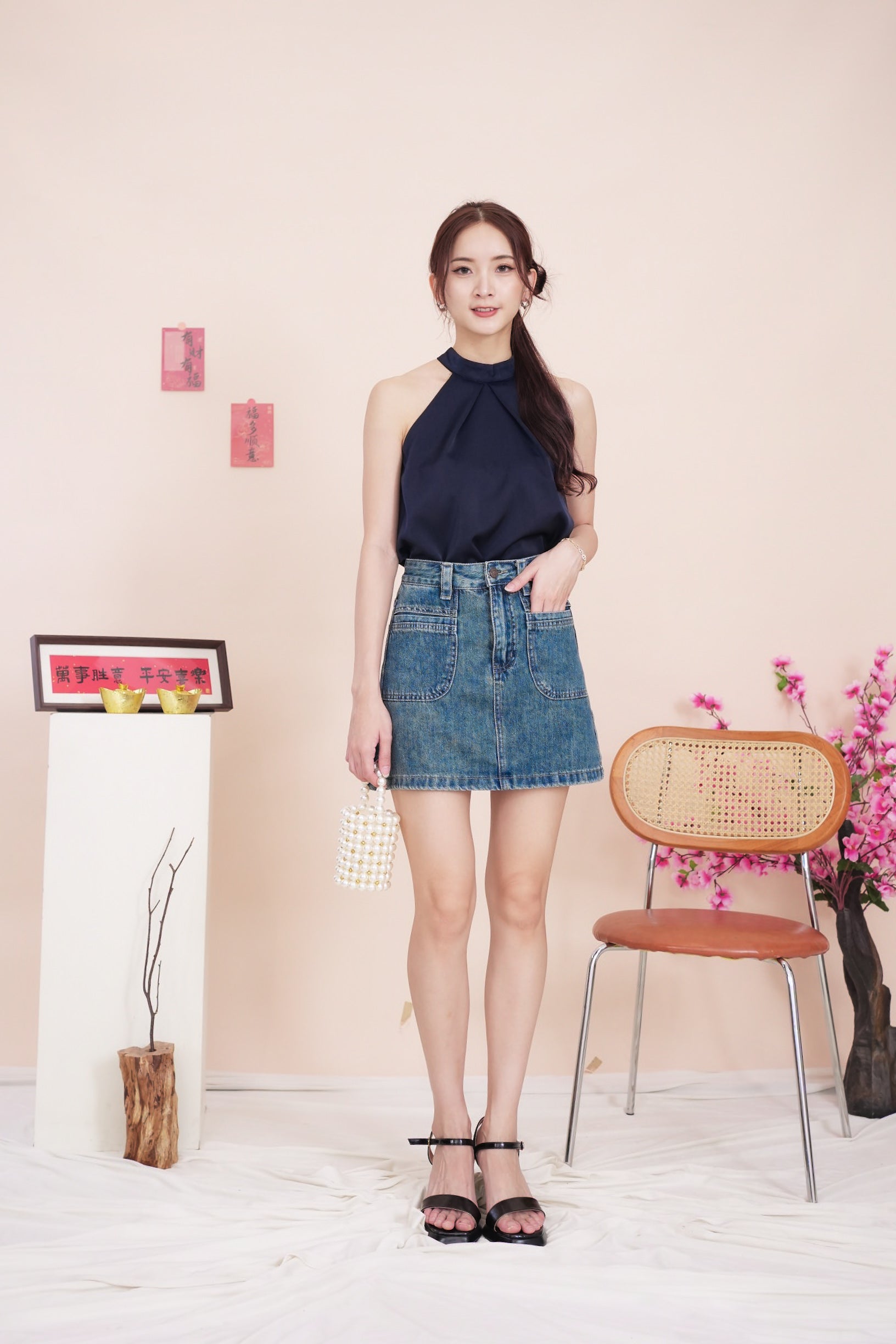 Celosia Halterneck Top