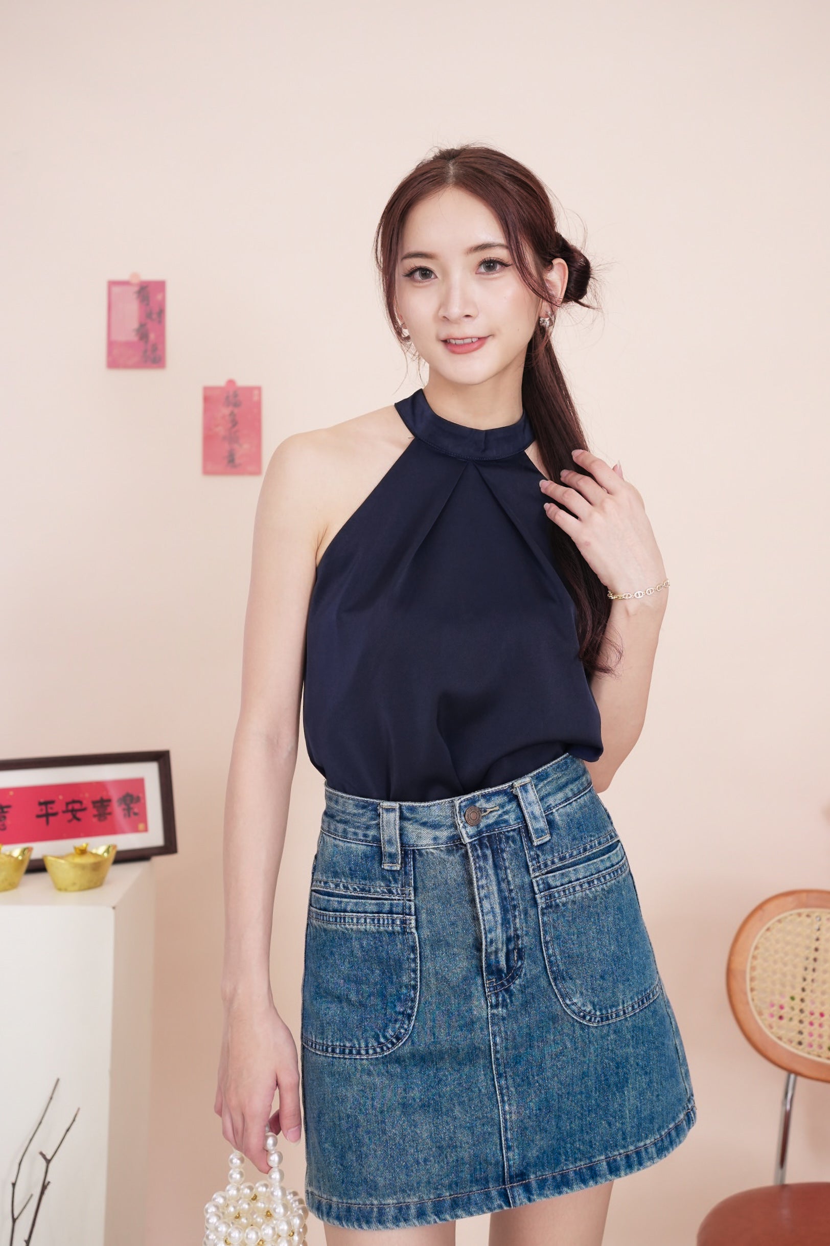 Celosia Halterneck Top