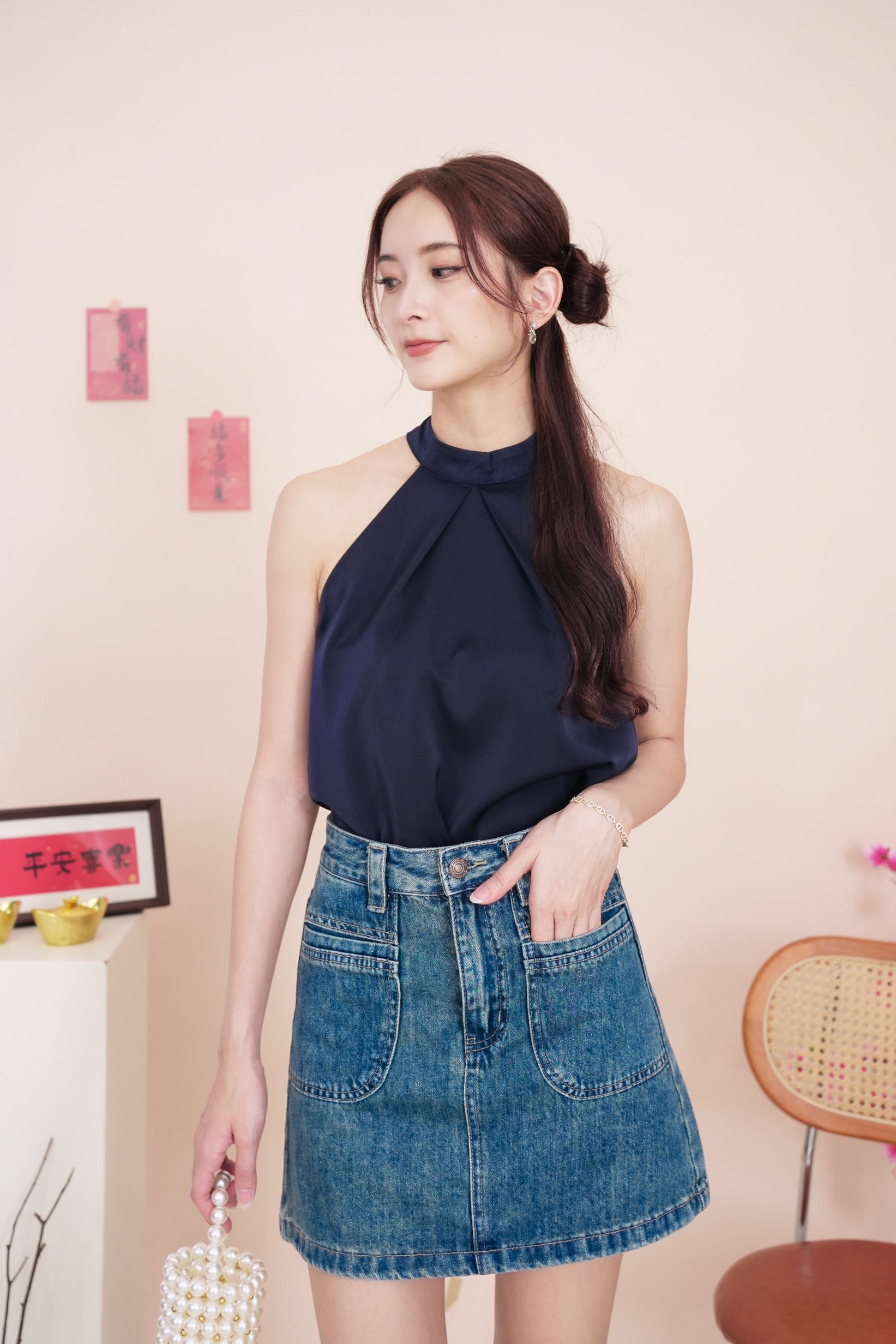 Celosia Halterneck Top